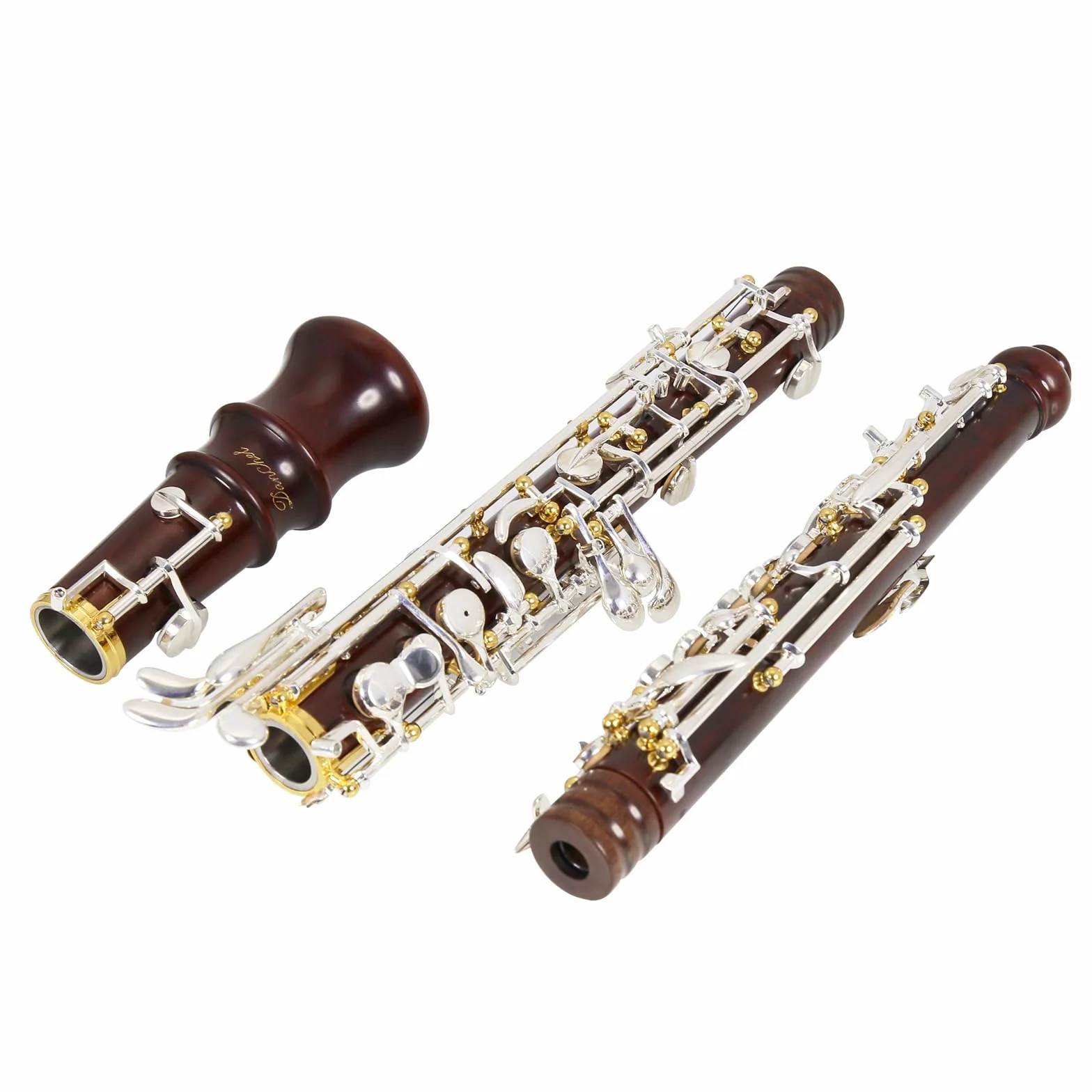 Oboe Professional Holz Korpus vergoldet Halbautomatikmechanismus C-Ton inklusive Zubehör
