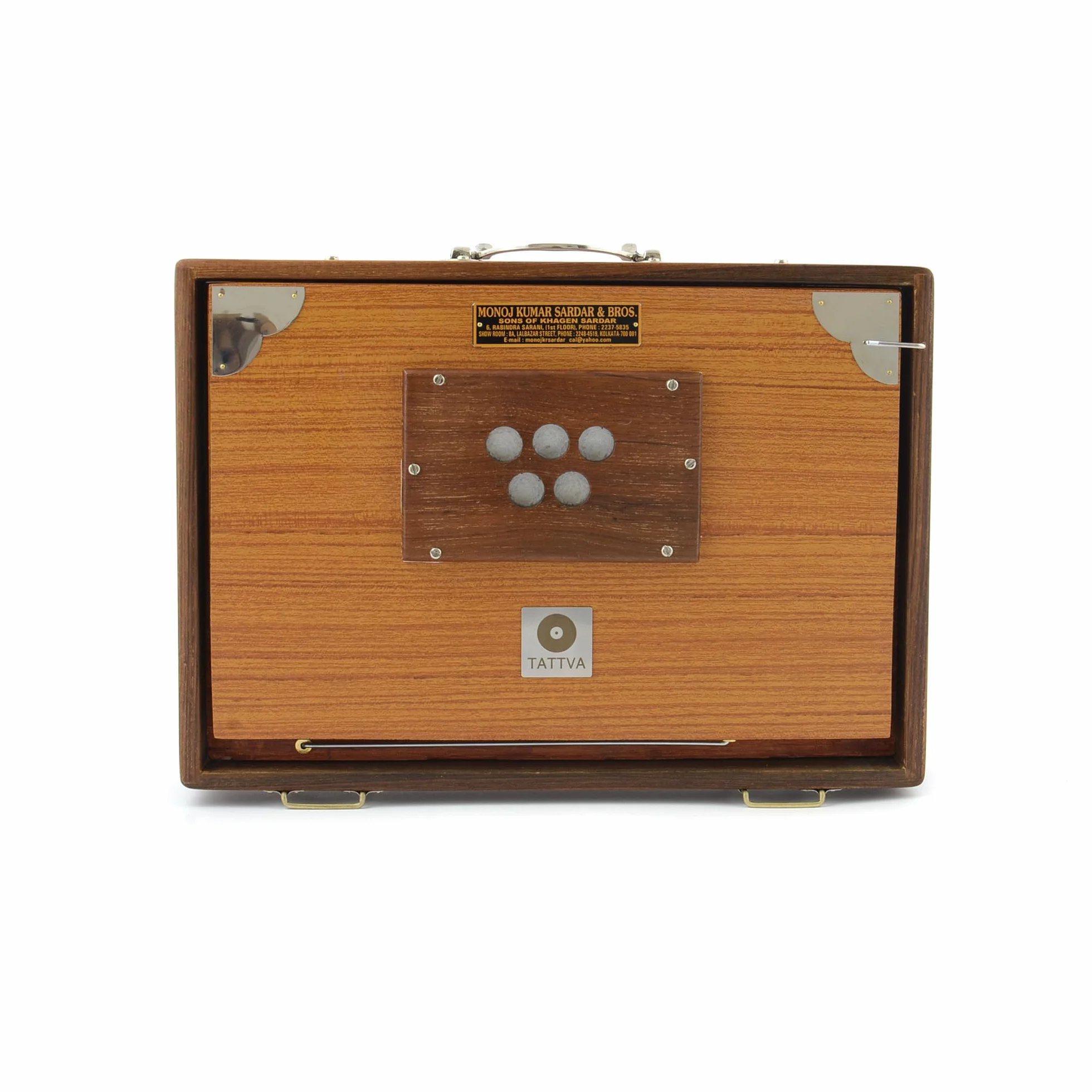 Shrutibox TATTVA "Professional" - MEDIUM Size - mit LANGEM KLANGATEM, C-C, 440 Hz, 13 Stopps, PALITANA Premium Reeds - GETESTET und GEPRÜFT! - ZOLLFREI mit PRIMEVERSAND!