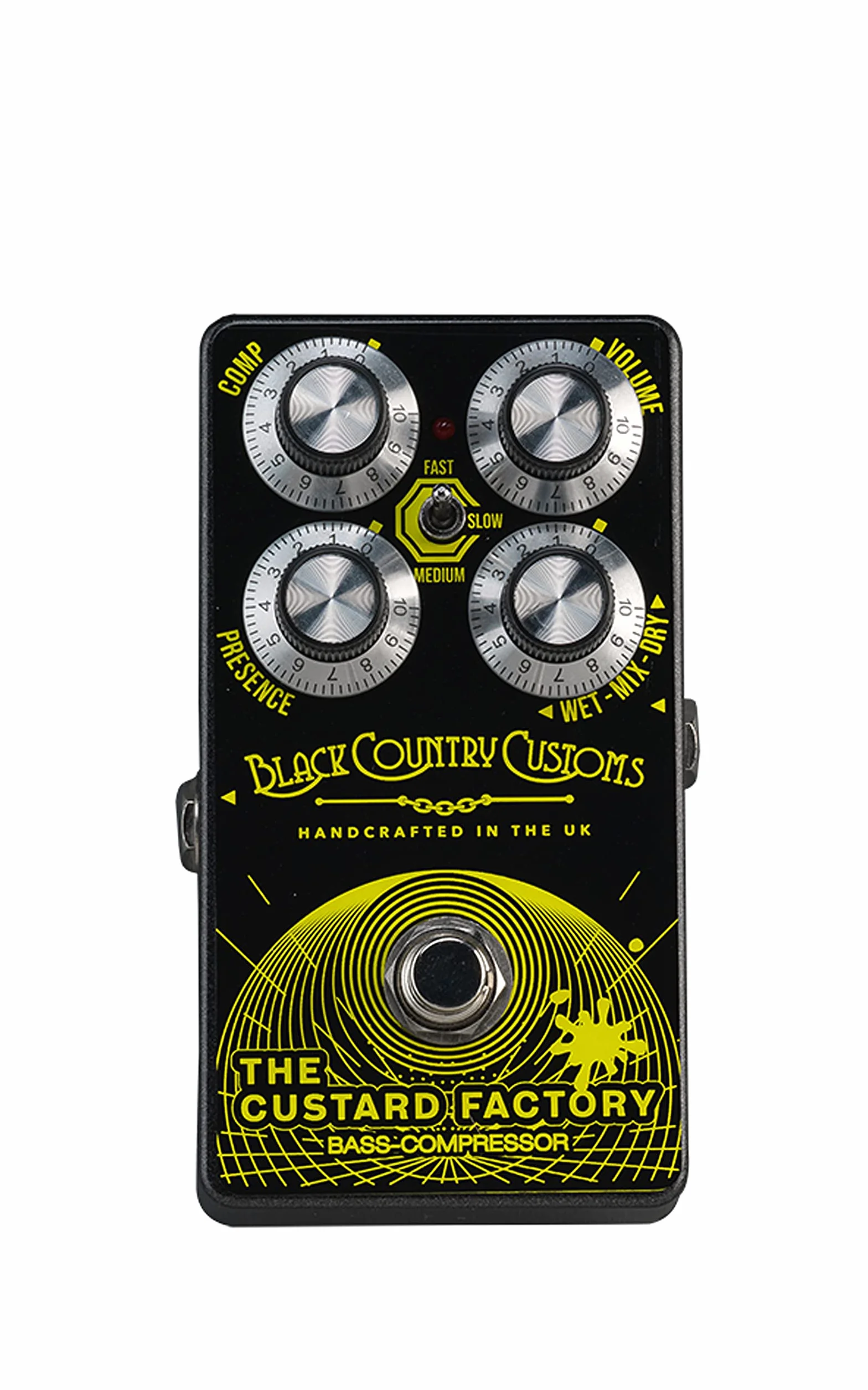 Laney Black Country Customs The Custard Factory Compressor Boutique Bass Effect Pedal (BCC-TCF) Bass Guitar Compressor Pedal