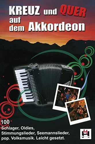Kreuz Und Quer Auf Dem Akkordeon