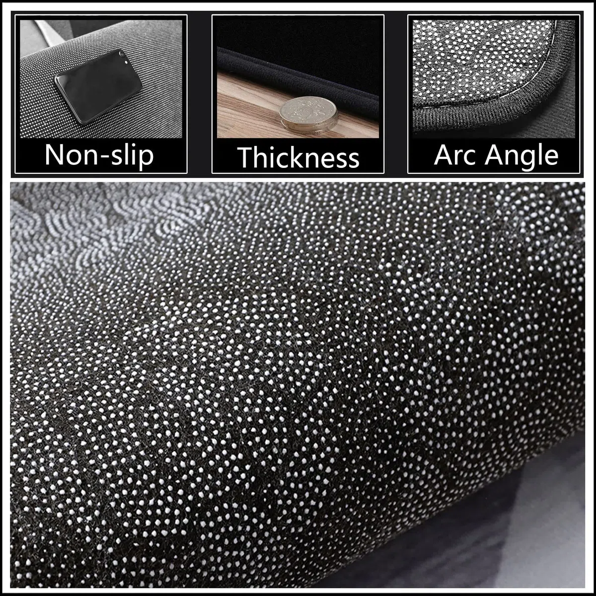 EYZO Drum Teppich Schlagzeug Teppich Trommel Schallschutz Teppich Schalldicht Matte für E Drum Schlagzeug Elektronisch Snare Teppich Snare Drum Musikinstrumente rutschfeste Teppiche, 160CMx120CM
