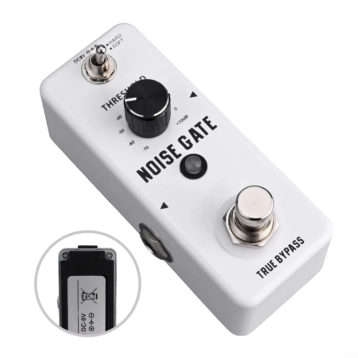 Zoegneer Rowin LEF319 Noise Gate Pedal für E-Gitarre, kompakte Größe