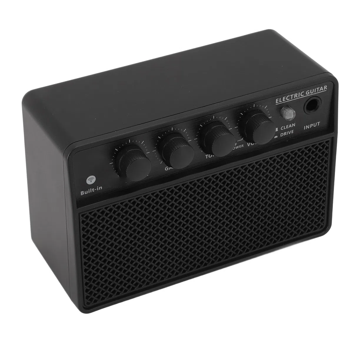 Tragbarer 10-W-Bassverstärker mit Wiederaufladbarem 3, 7-V-2000-mAh-Akku, Kleine Größe und Elegantes Design, Plug-and-Play, USB C, 4 Stunden Nutzungsdauer, 6, 35-mm-Eingangsbuchse