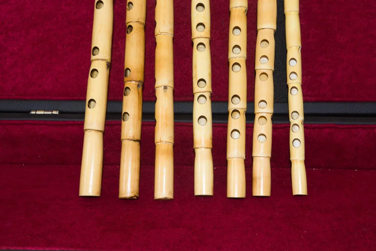 Professionelles arabisches Nay ney Komplettes Set mit 7 Flöten Ahmad Abd El Ghani + Hartschalenkoffer mit Hartschalenkoffer