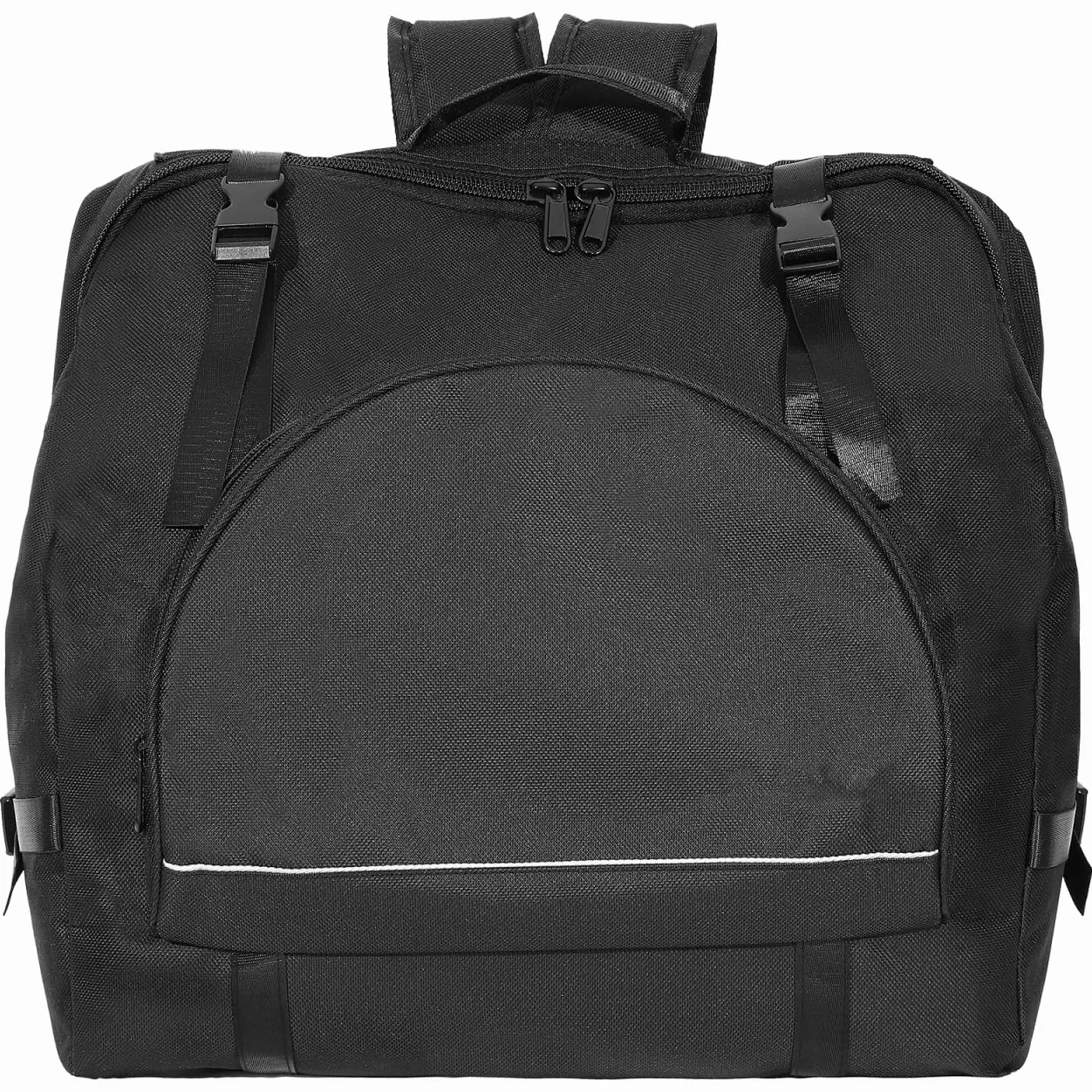 Vaguelly Akkordeontasche für 80-96 Bass Akkordeon, Gepolsterte Akkordeon Koffer Gigbag Rucksack mit Schultergurte, Zubehör Tasche, Erwachsene Instrument Tragetasche, schwarz