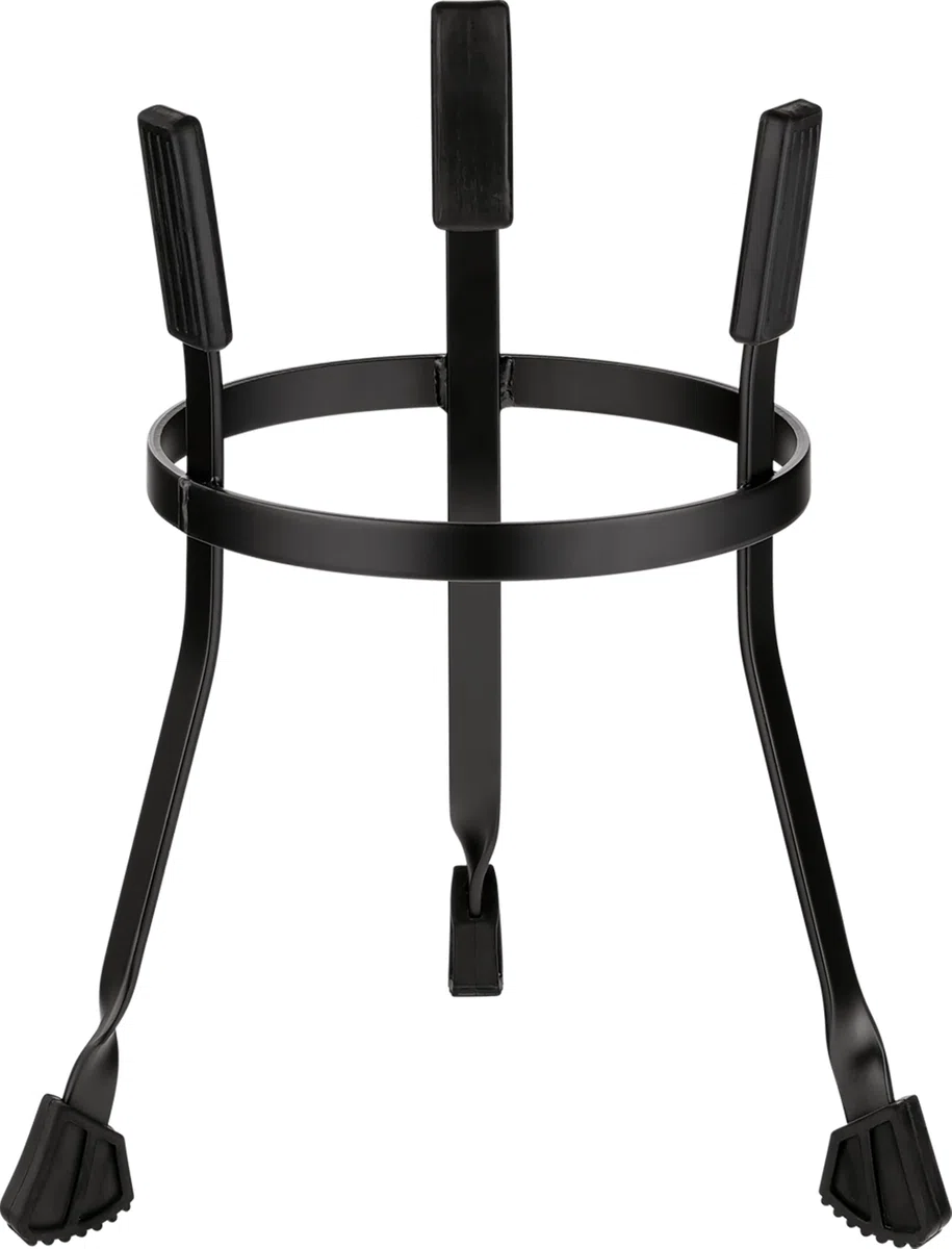 Nino Percussion Conga Basket Stand - Instrumenten Ständer für 8 Zoll Congas - Pulverbeschichteter Stahl, Schwarz (NISTAND-08)