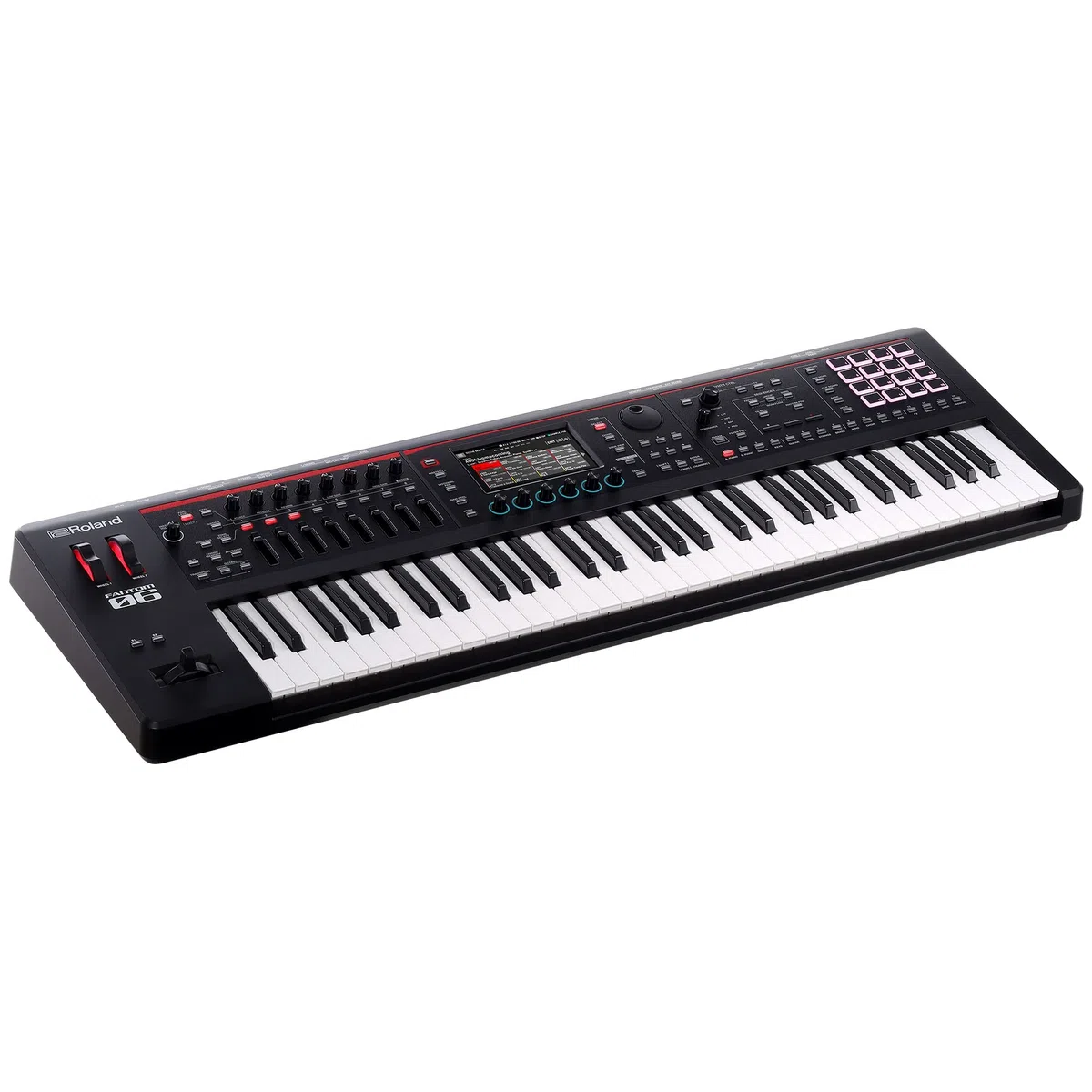 Roland FANTOM-06 SYNTHESIZER KEYBOARD – 61er-Tastatur mit Velocity | Tausende elektronische & akustische Roland Sounds | ZEN-Core und SuperNATURAL Technologien | TR-REC Sequencer