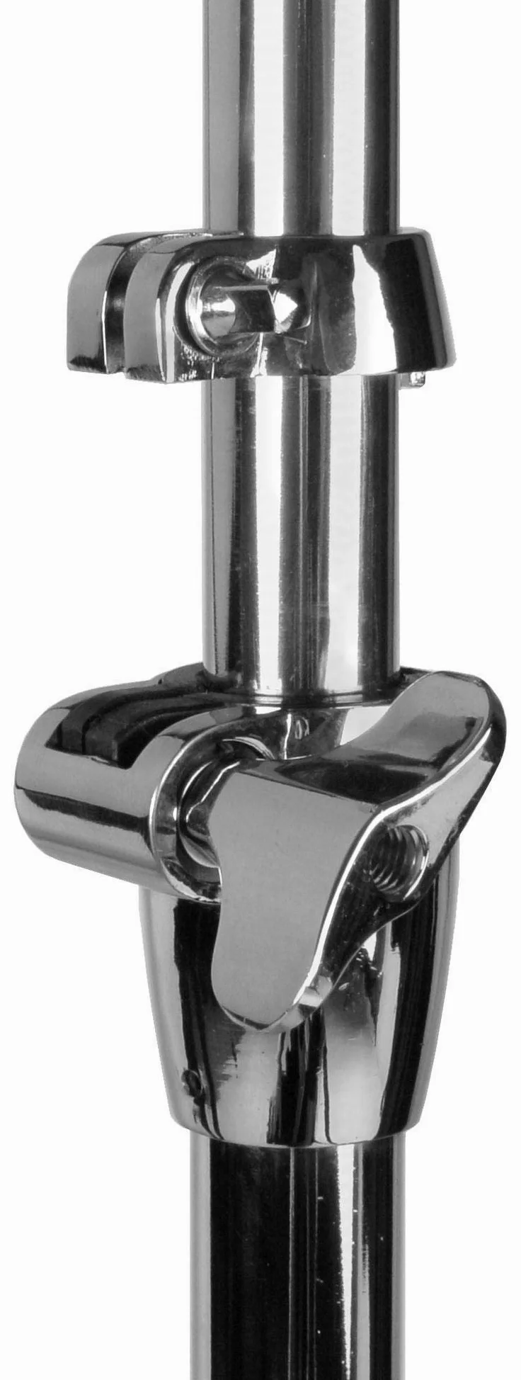 XDrum Beckenständer Pro mit Galgen - Cymbal Boom Stand für Schlagzeug - höhenverstellbar 85 bis 190 cm - versenkbarer 40 cm Galgen - doppelstrebig - Memory Locks - 5,2 kg - Chrom