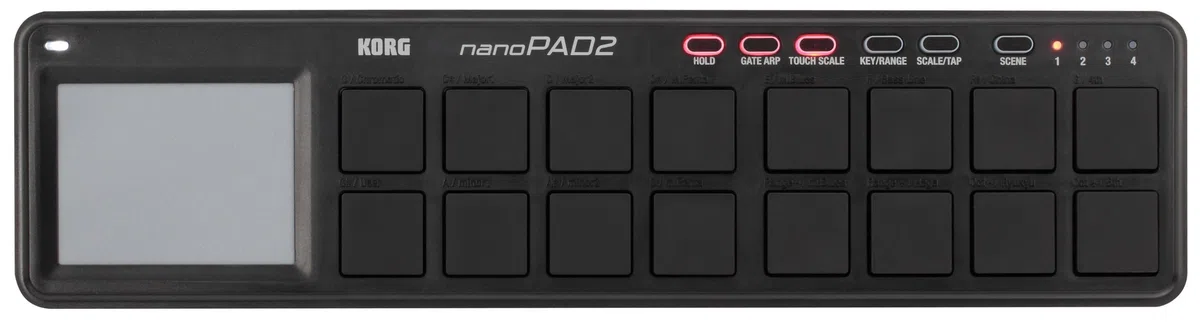 Korg NANOPAD2-BK 16 USB-Drumpad (16 Tasten) Schwarz