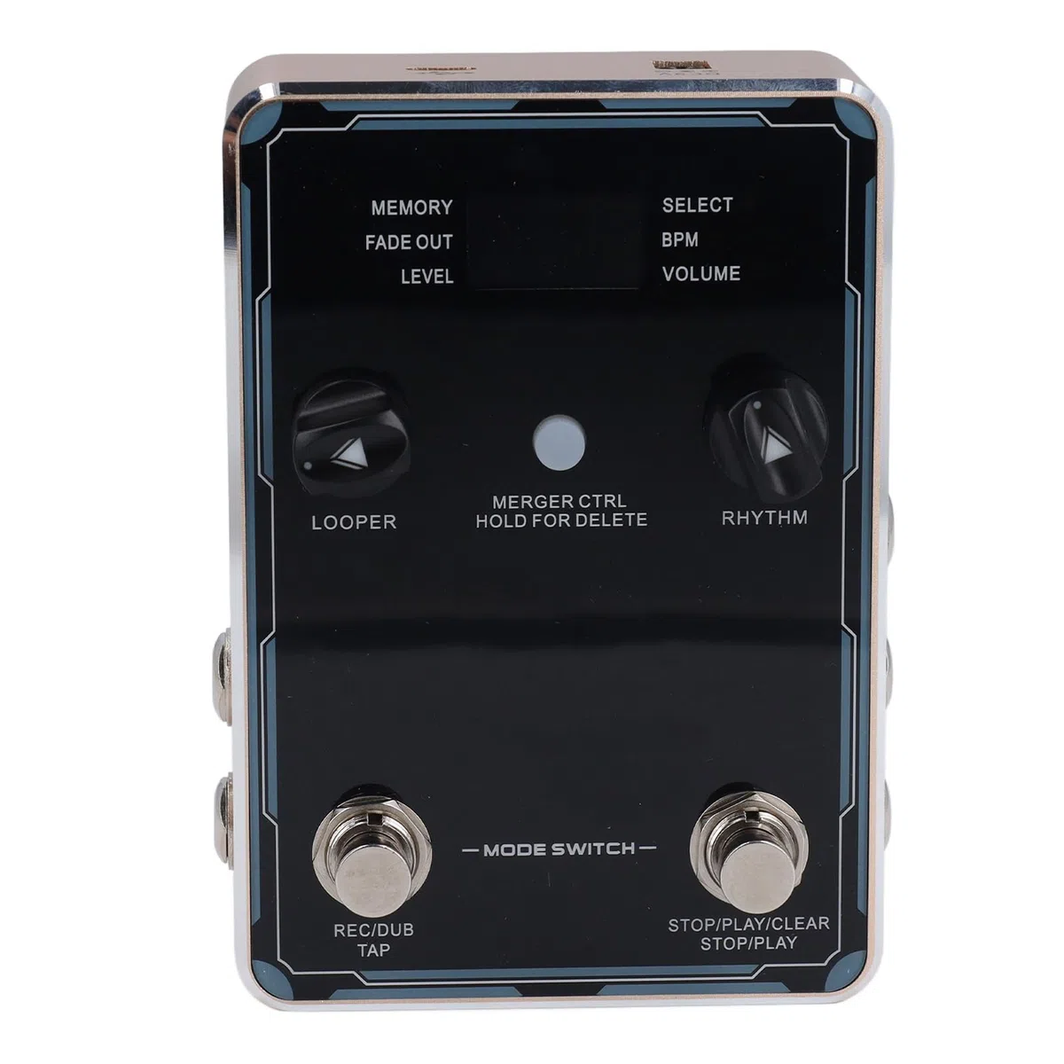 Gitarren-Looper-Pedal, 160 Minuten Looping-Zeit, Loop-Pedal, Multifunktionales Looper-Gitarren-Effektpedal für E-Gitarre