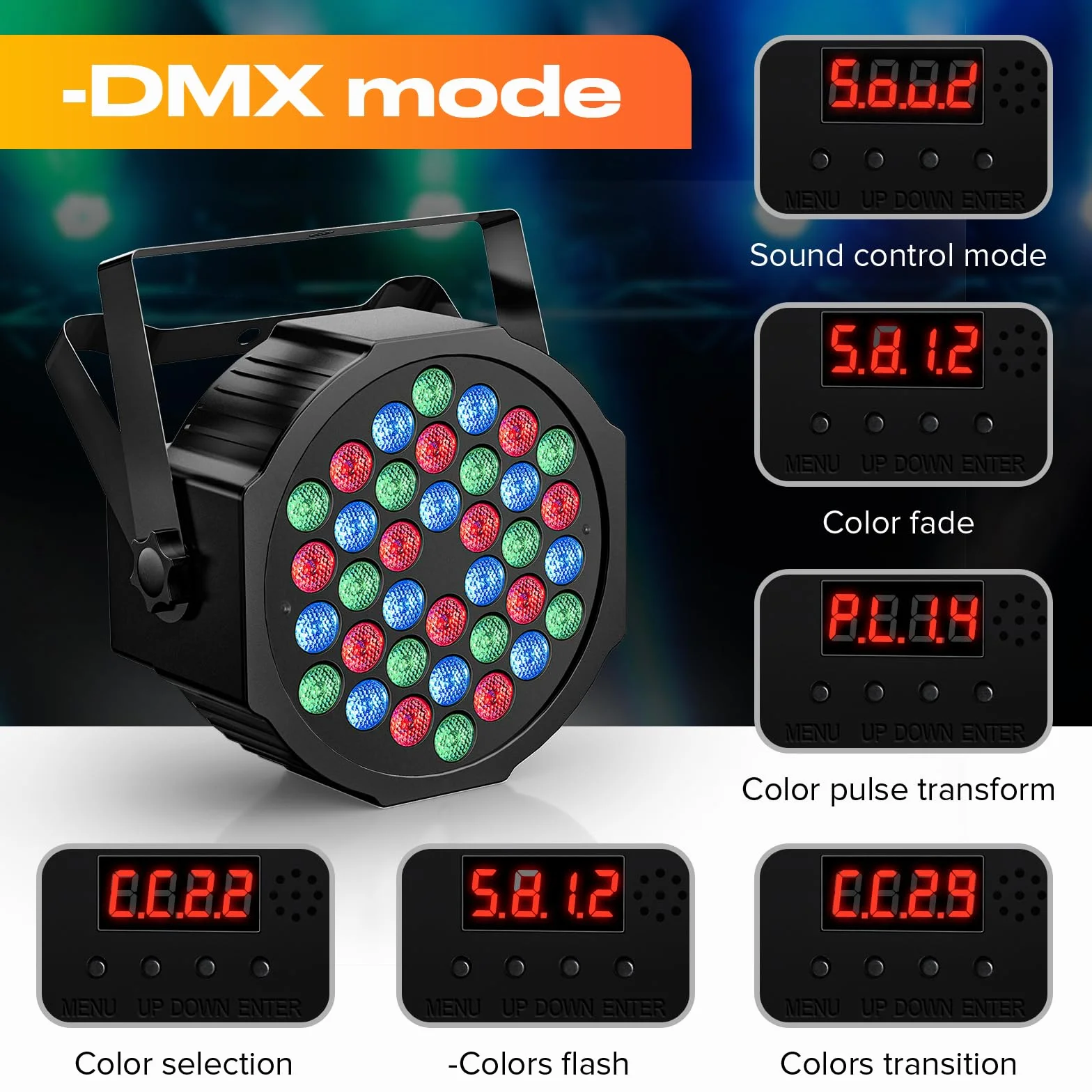 U`King 4 PCS RGB Bühnenlicht Akku mit Par Bag, Wiederaufladbare 36 LED Strahler Par Licht mit Fernbedienung und Timing, Akku Strahler Outdoor für Hochzeit DJ Disco Events Indoor Tanzparty Kirche