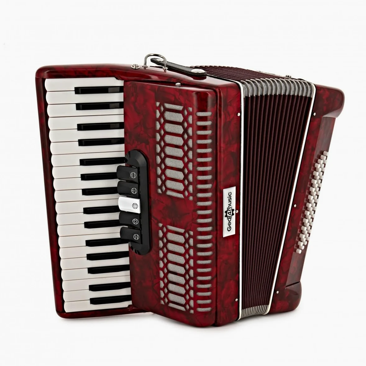 Deluxe-Akkordeon von Gear4music, 48 Bässe