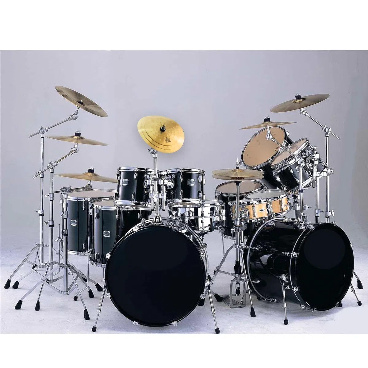 Clap Stack Becken, 17.8 cm/22.9 cm/27.9 cm -3-teiliger Beckenstapel mit Hammermarken, Smack Stack Becken für Schlagzeug Kits