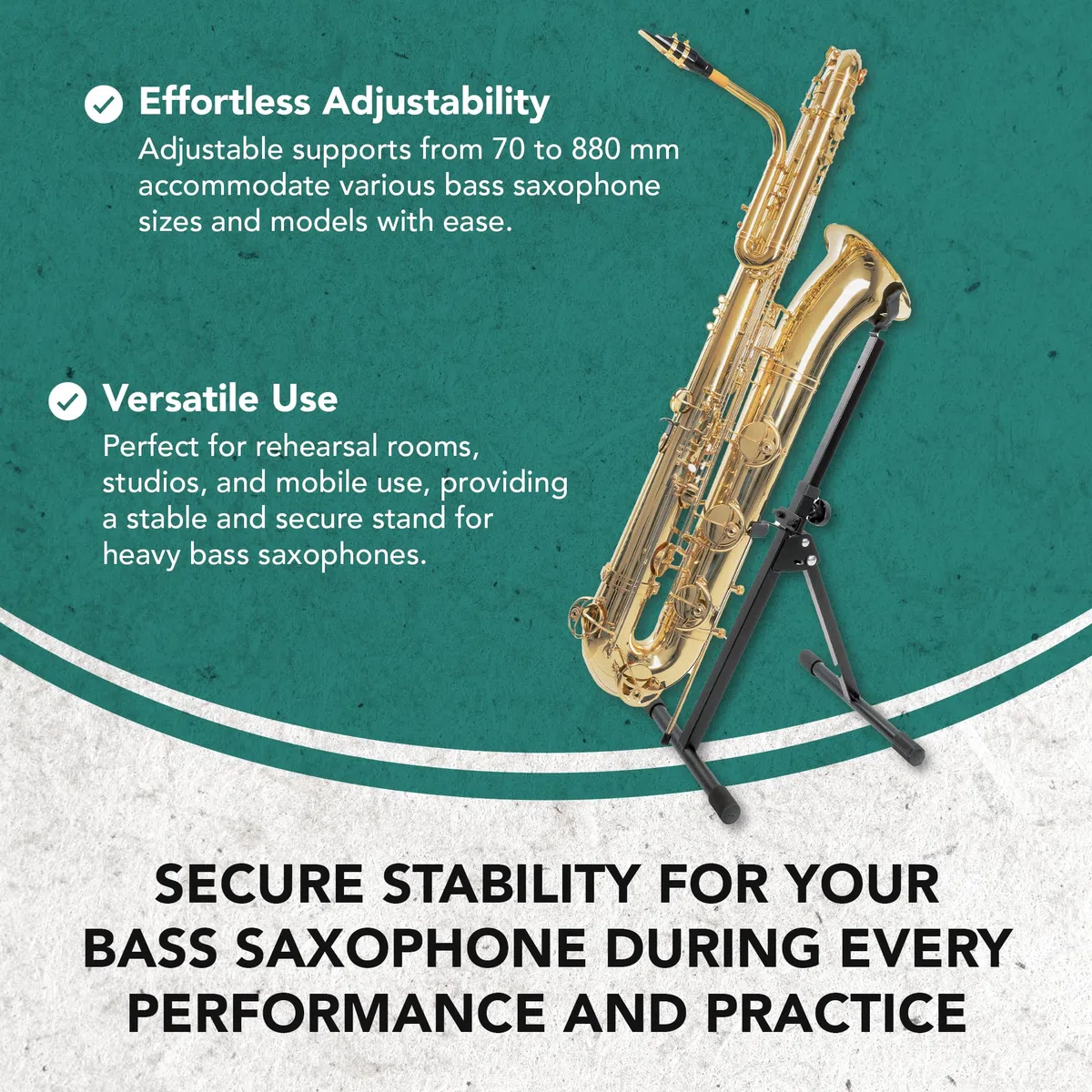 Konig & Meyer 14960 Bass Saxophone Stand
