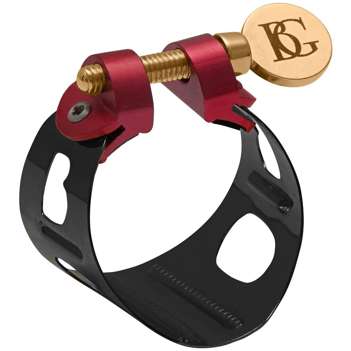 BG Ligature Duo schwarz lackiert - Bb-Klarinette und Altsaxofon