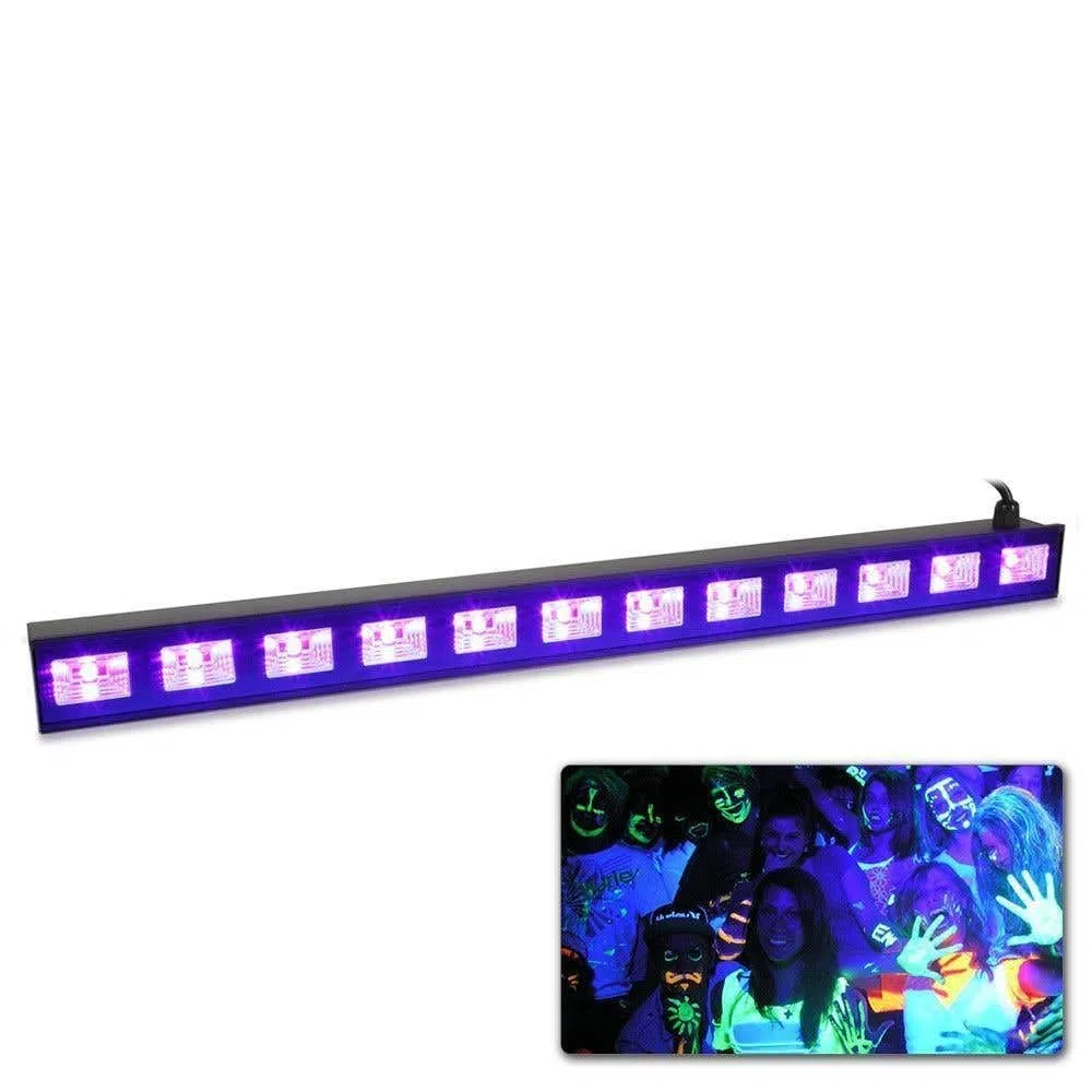 BeamZ Neon Party Paket mit Schwarzlicht und Seifenblasenmaschine