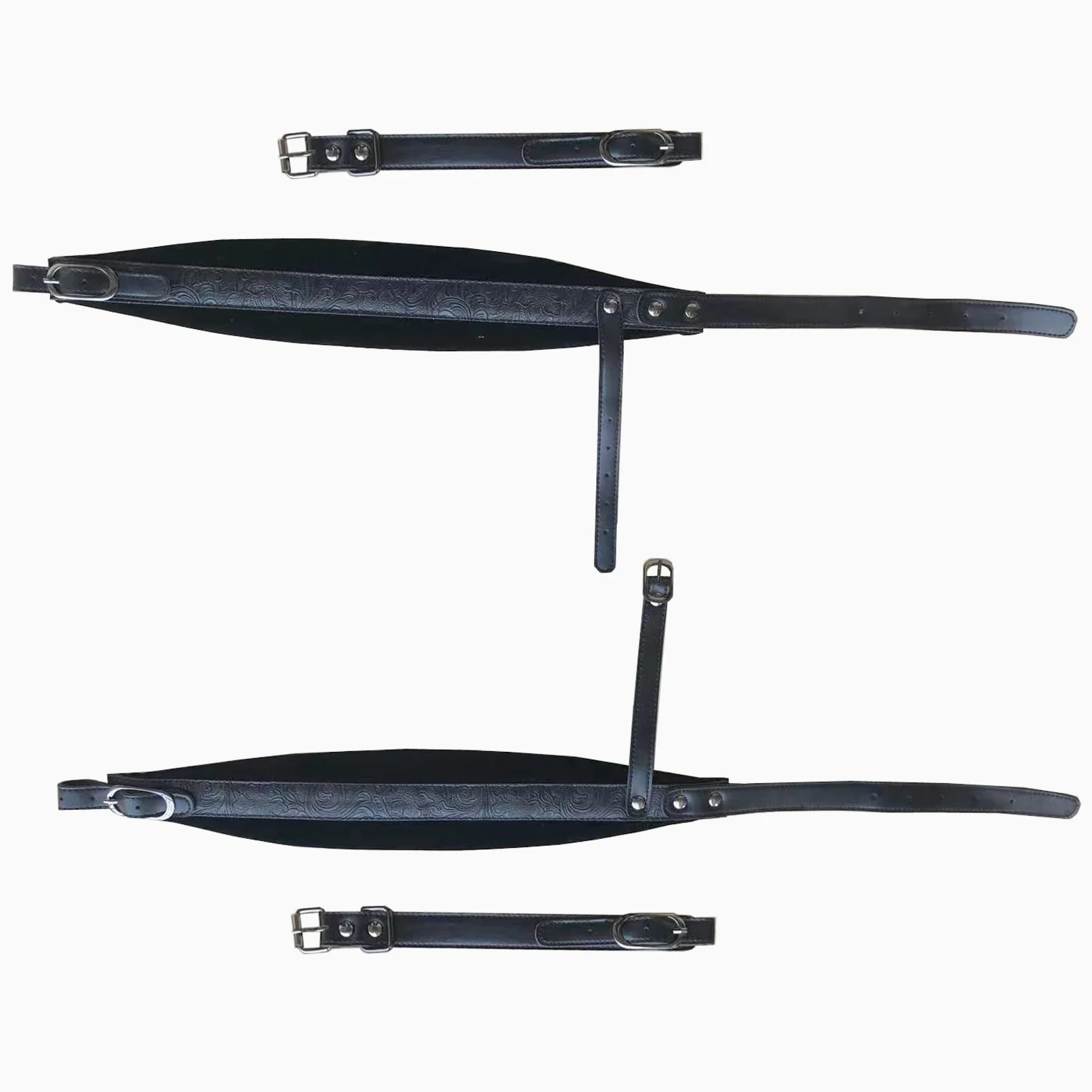 Rayzm Akkordeon Gurte, Verstellbare Schultergurte für Akkordeons, Verdicktes Kunstleder, 8cm breit * 1cm dicke, weiche Polsterung für komfortables Spielen