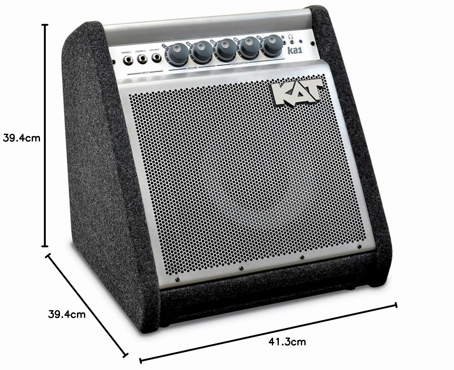 Kat KA-1 E-Drum Monitor Schlagzeug-Verstärker + keepdrum Klinkenkabel