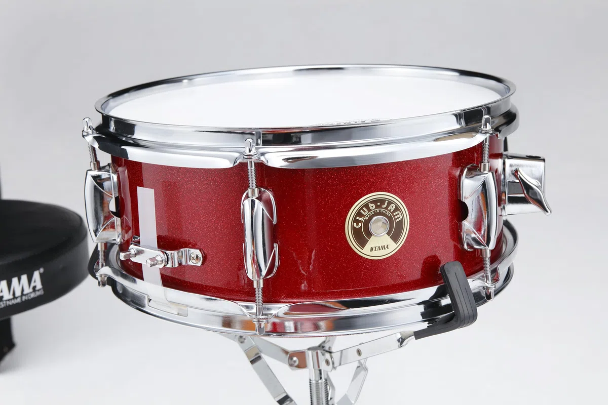 TAMA Club Jam Schlagezug Set - mini, 2 teilig in Candy Apple Mist mit Chrom Hardware (LJK28S-CPM)