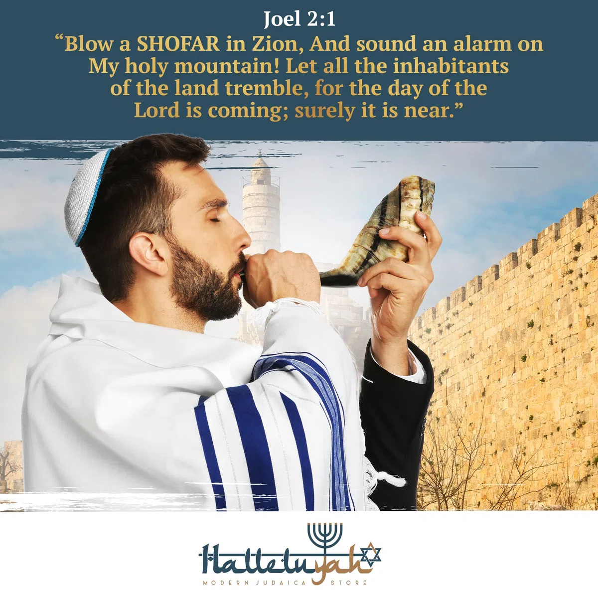 HalleluYAH Kudu 12" - 14" 7. Ram Horn Set