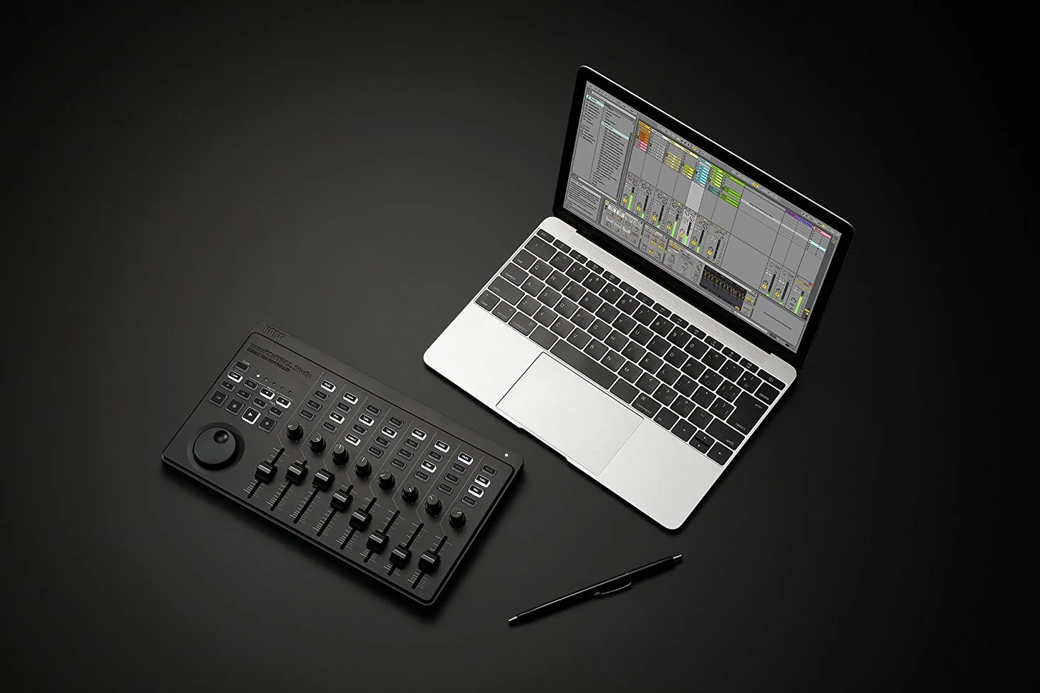 Korg - nanoKONTROL - USB- und Bluetooth-Studio-MIDI-Controller für Mobilgeräte