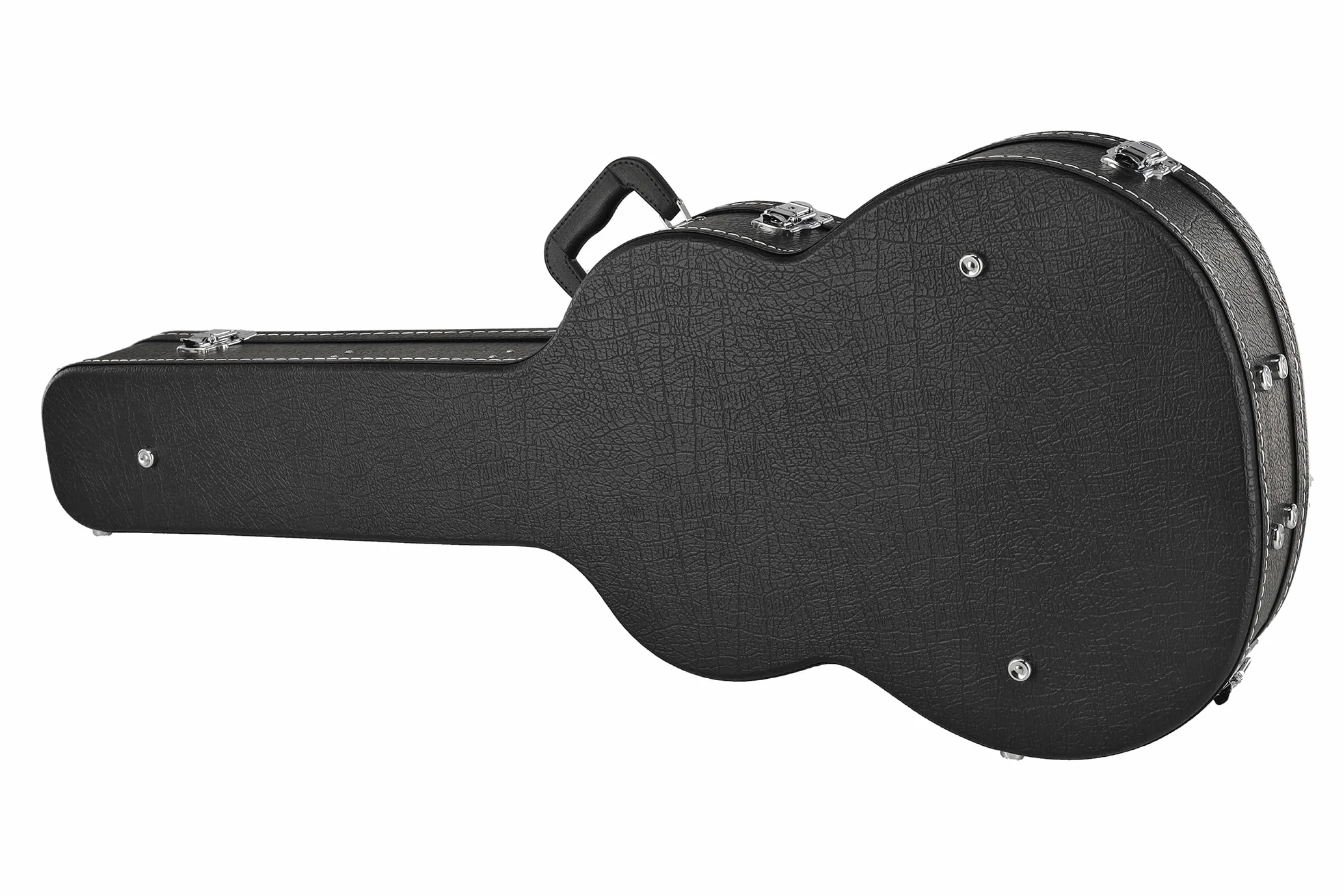GEWA Holzkoffer mit Kunststoffbezug schwarz, Gitarrenkoffer für Konzertgitarre