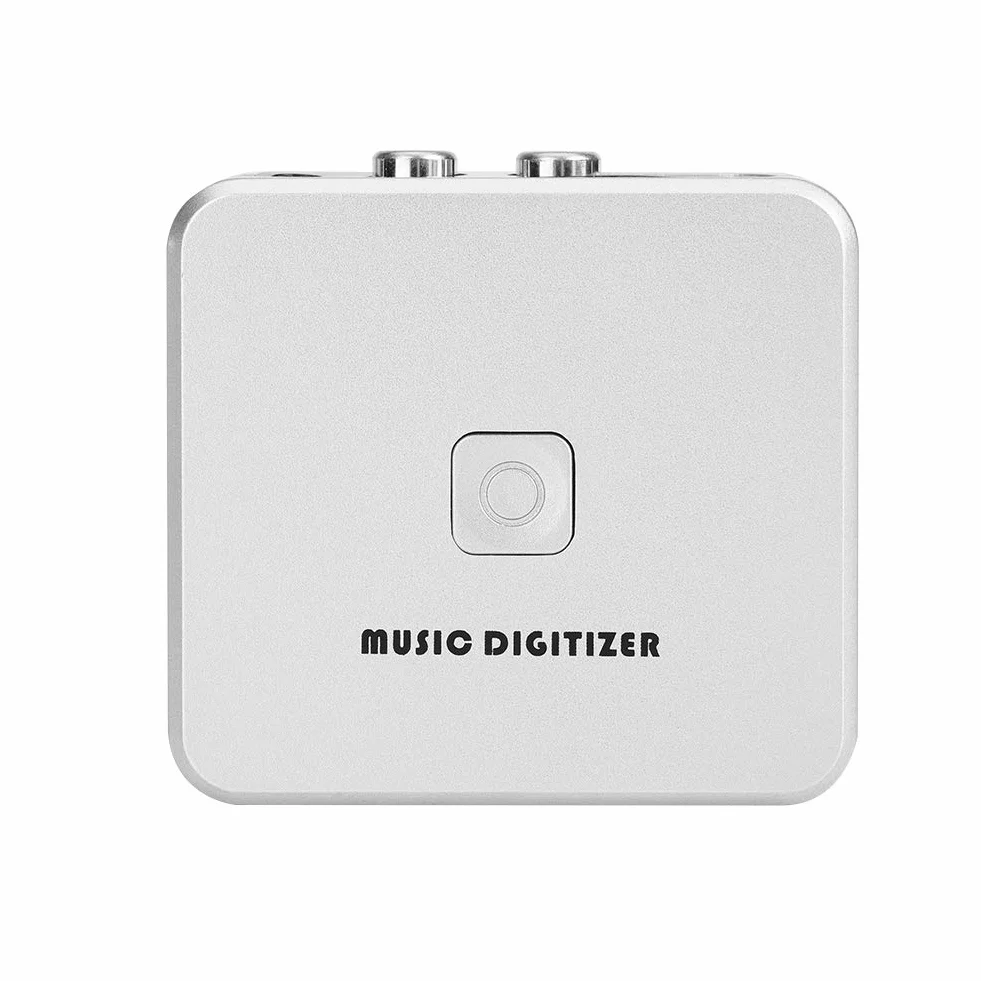 Musik Digitizer Analog zu MP3 Converter für Audio Aufnahmen von Cinch und 3,5mm Buchsen unterstützt USB SD Karte Wiedergabe und Statusanzeige für Heim und Studio