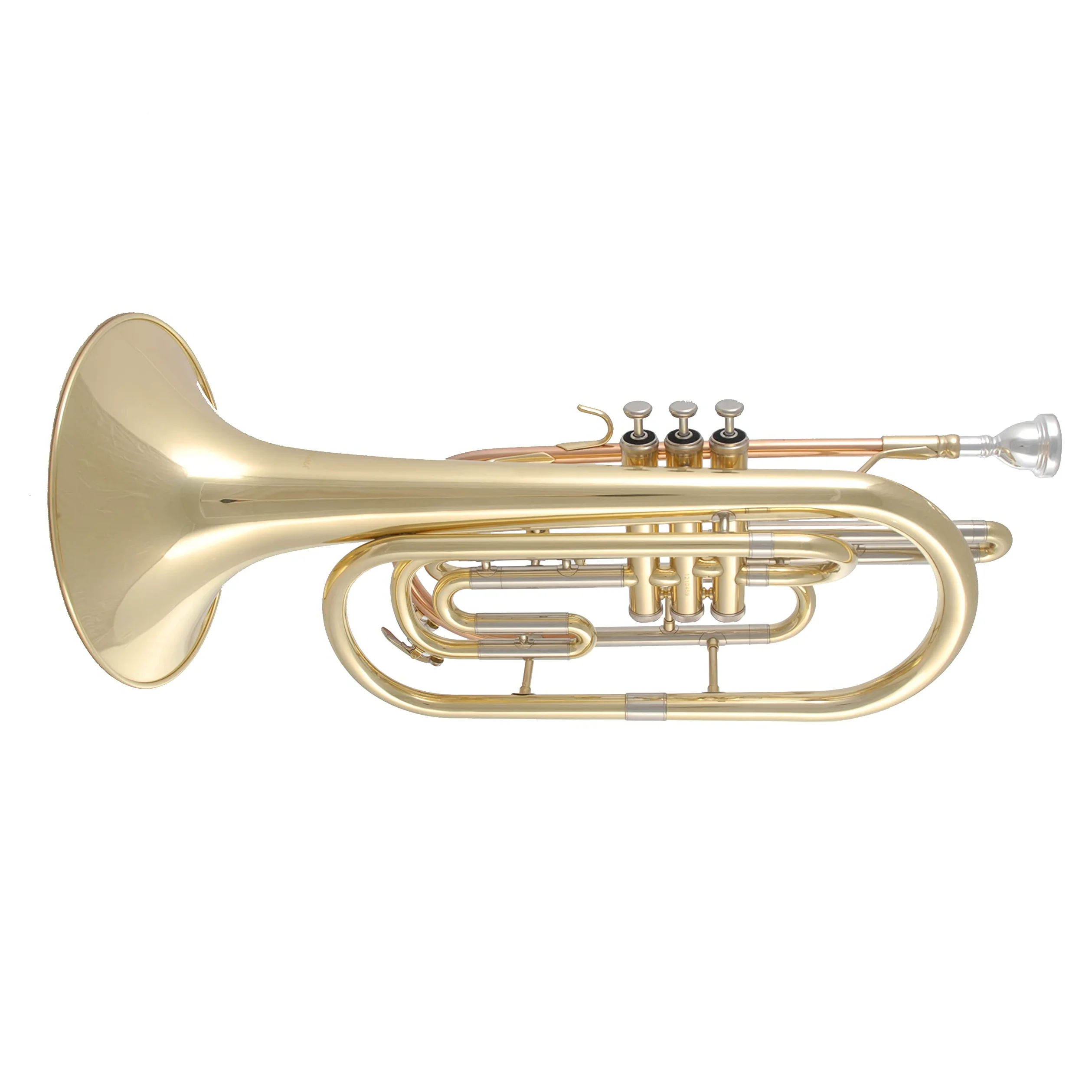 Tuyama® TMP-377 Basstrompete in B Marching Posaune Bass Trompete Trumpet Marschposaune Marching Trombone Bb B flat