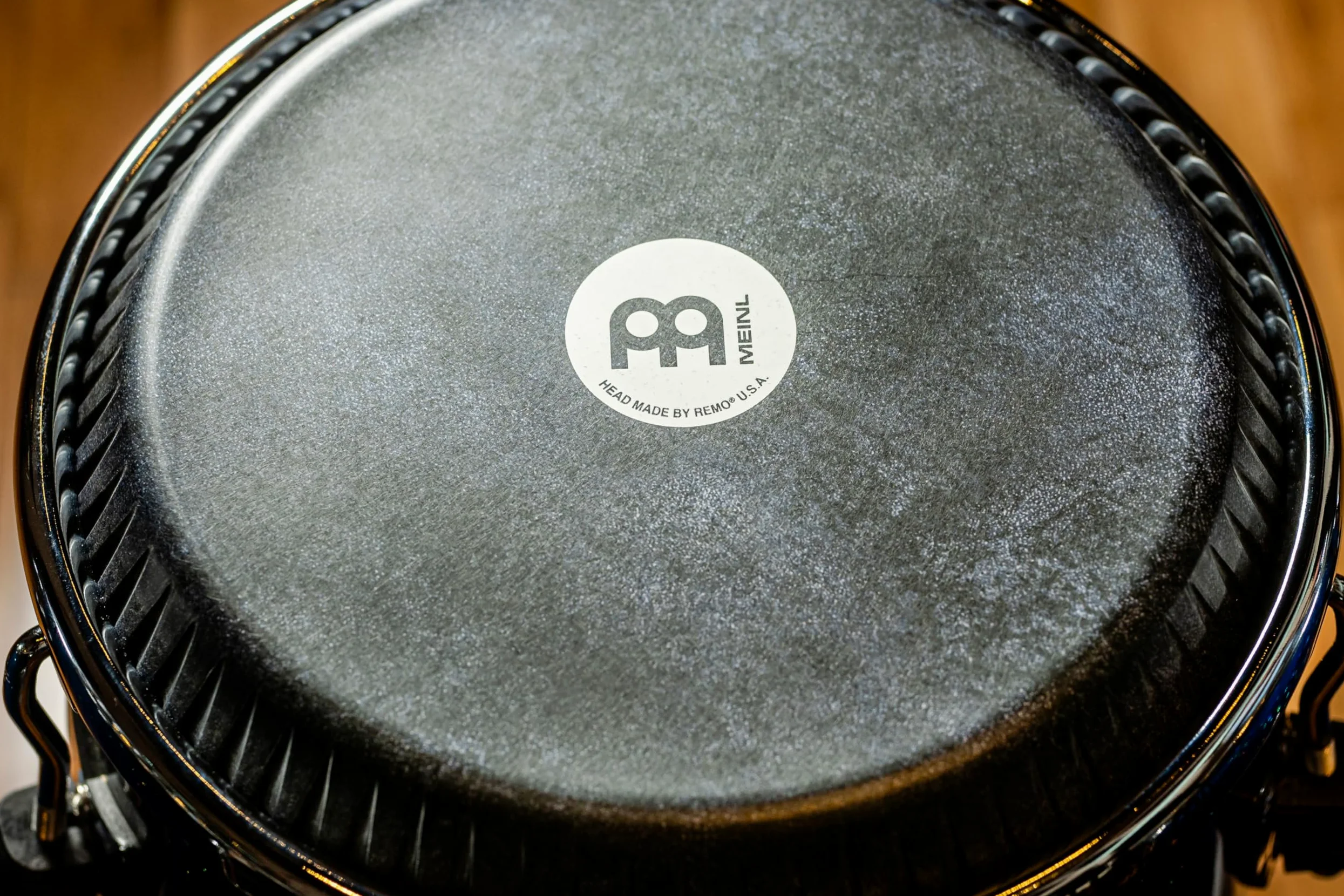 Meinl Percussion Remo Conga Head - Skyndeep Kalbfell für 11 Zoll Congas - TTR-Rim - Durchmesser 27,94 cm - Kalbfell, Schwarz (RTHEAD-11BK)