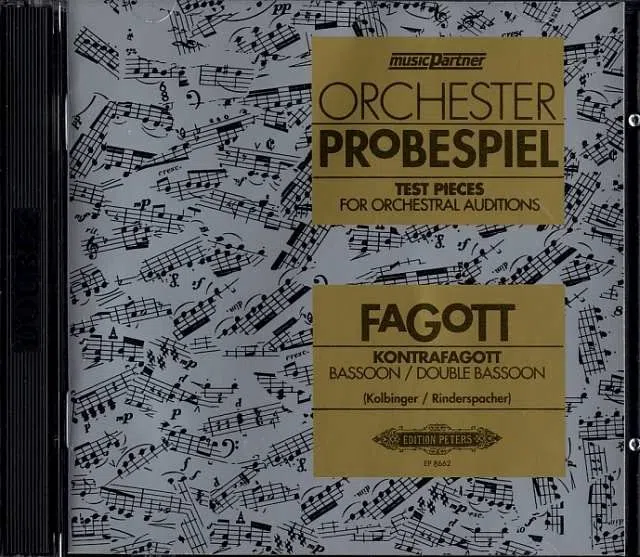 Orchestral probespiel (Fagott) – 2 CD