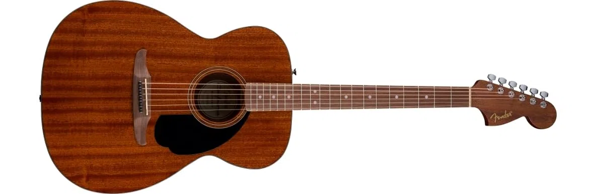 Fender California Standard Monterey Akustikgitarre Sapele-Decke schwarzes Schlagbrett