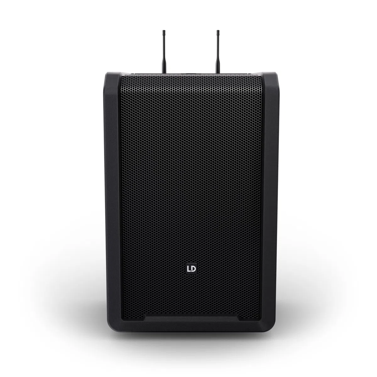 LD SYSTEMS ANNY 10 HHD 2 B8-10" Mobiler Bluetooth PA-Lautsprecher mit Akku, Mixer und 2x Funkmikrofon, schwarz