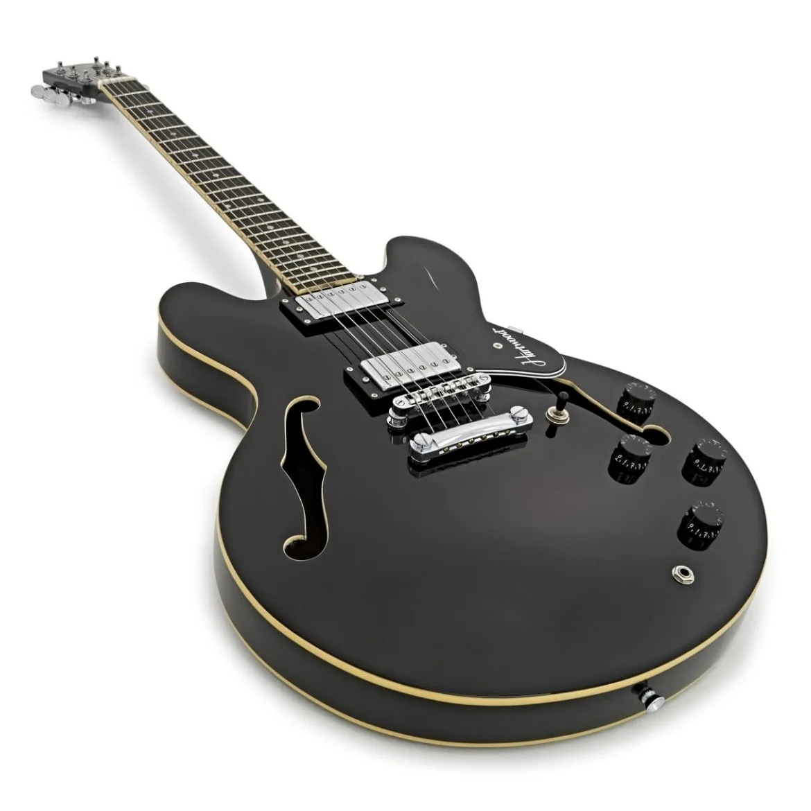Hartwood Revival Semi-Akustik E-Gitarre mit Gigbag