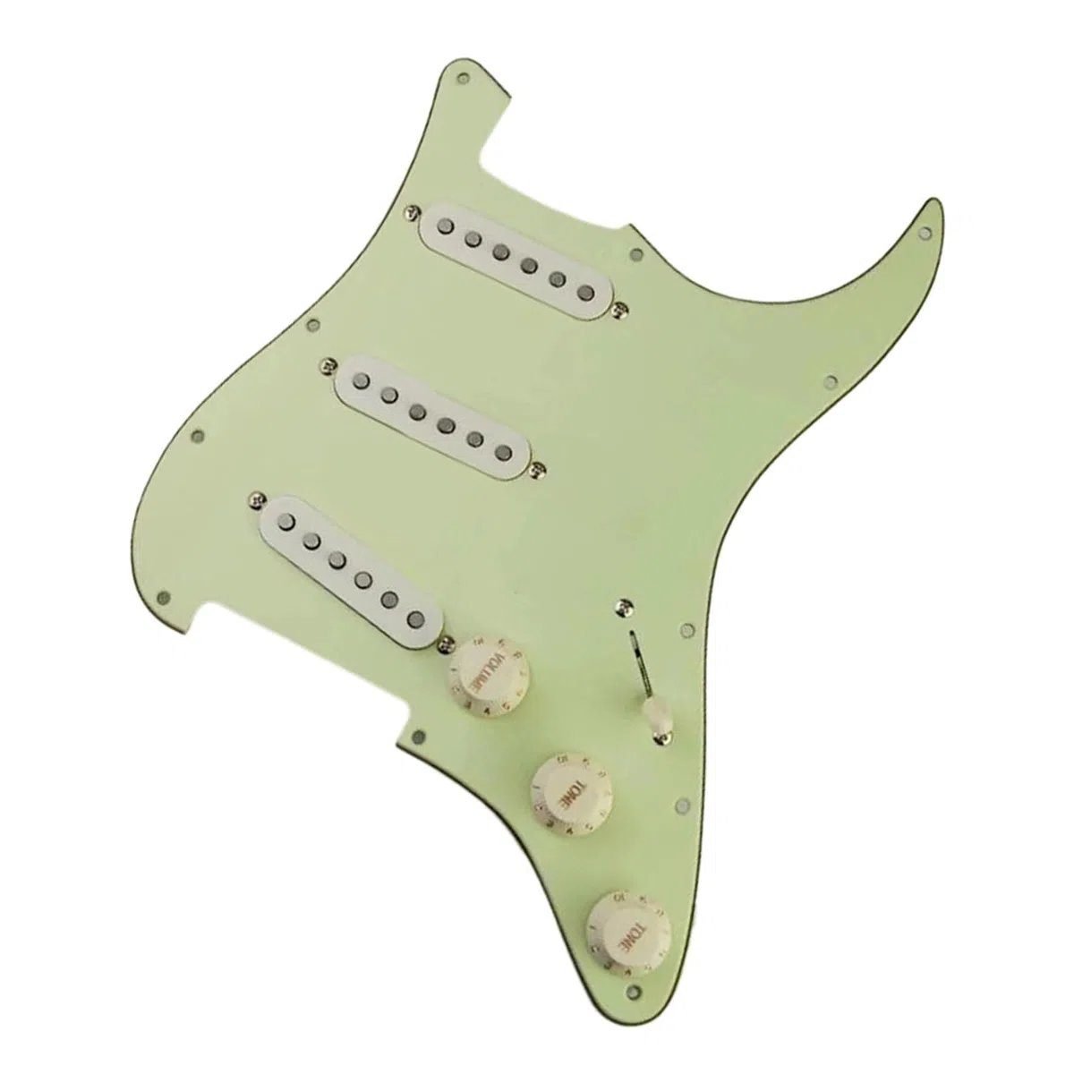 Alnico 5 Gitarre SSS Pickguard Pickup Bridge Geeignet Für Anfänger 6.8K(4)