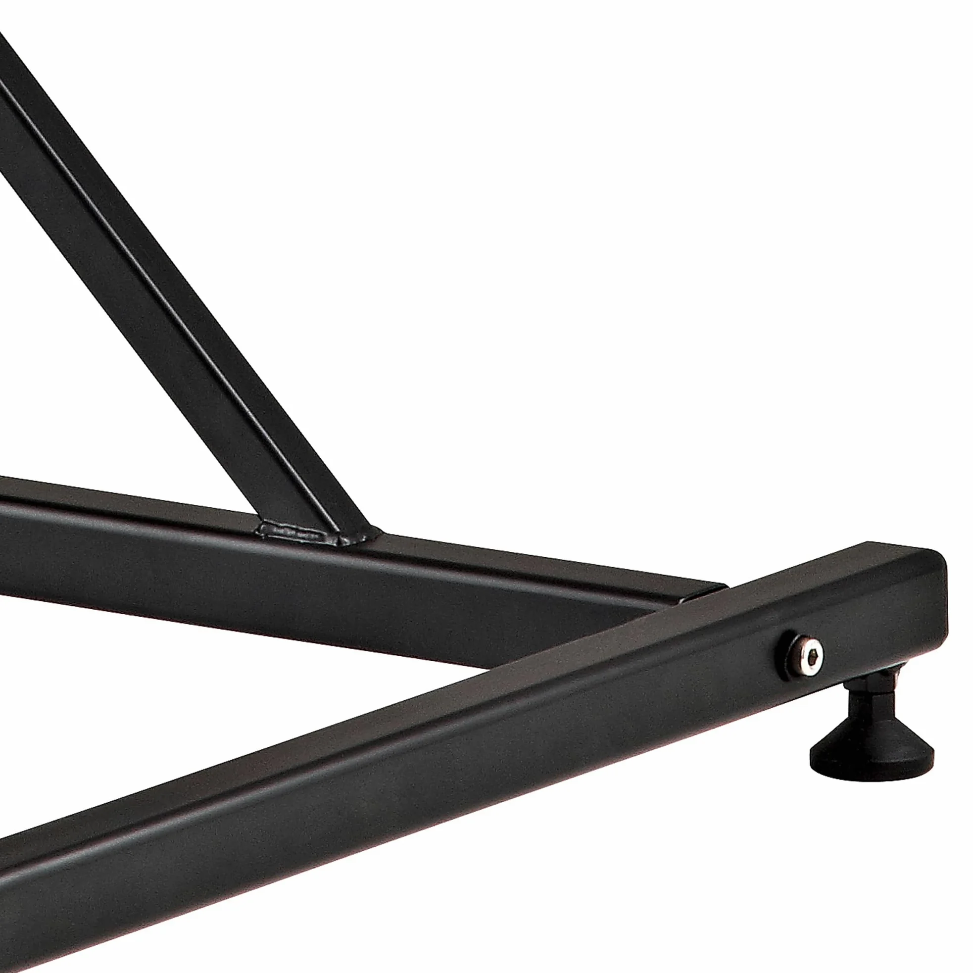 Sonic Energy Gong Ständer – Zubehör für Gongs und Tam Tams bis 81 cm – Höhenverstellbar bis 205 cm – Pulverbeschichteter Stahl, schwarz (TMGS)
