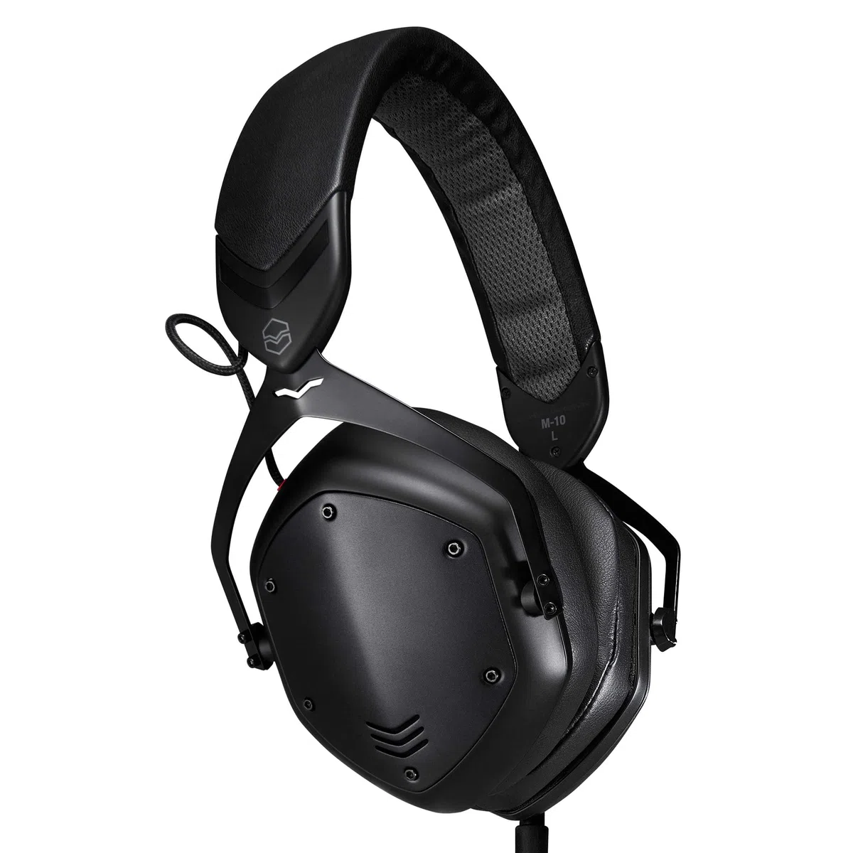 V-Moda M-10 | Schlanker Over-Ear DJ-Kopfhörer | Für DJs & beatlastige Musik | Tiefer Bass mit High-End-Transparenz | Memory-Schaum-Ohrpolster für Lange Sessions | schwarz