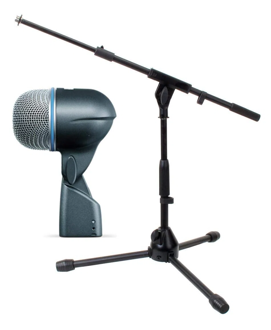 Shure Beta 52A Bassmikrofon Set inkl. Stativ, 6 mV, Gewicht: 605 g