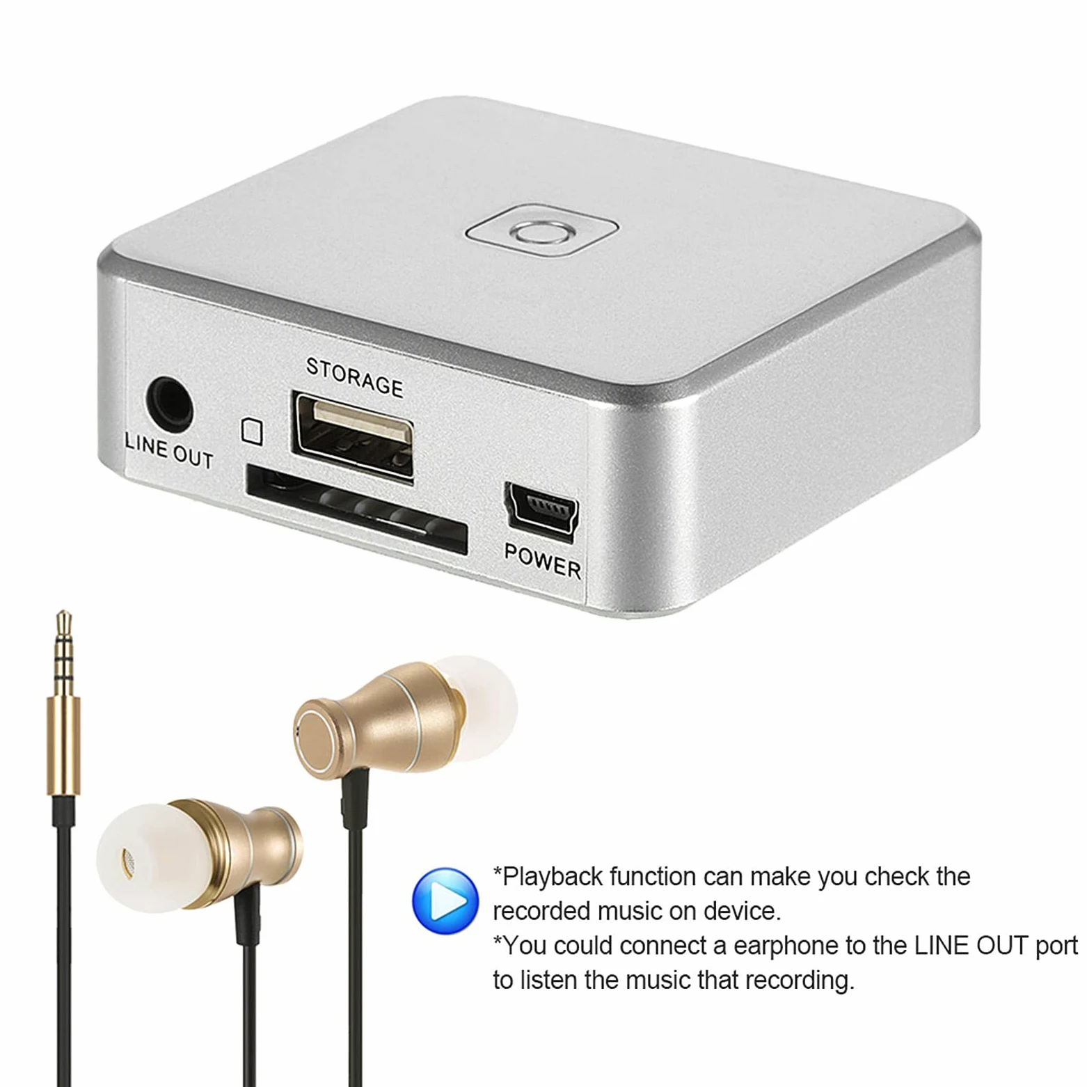 Audioaufnahmekassette, CD-MP3-Recorder-Konverter, Kompakter Musikdigitalisierer mit Automatischer Songpartition, MP3-Konvertierung, Wiedergabe und Fernbedienung, Kompatibel mit