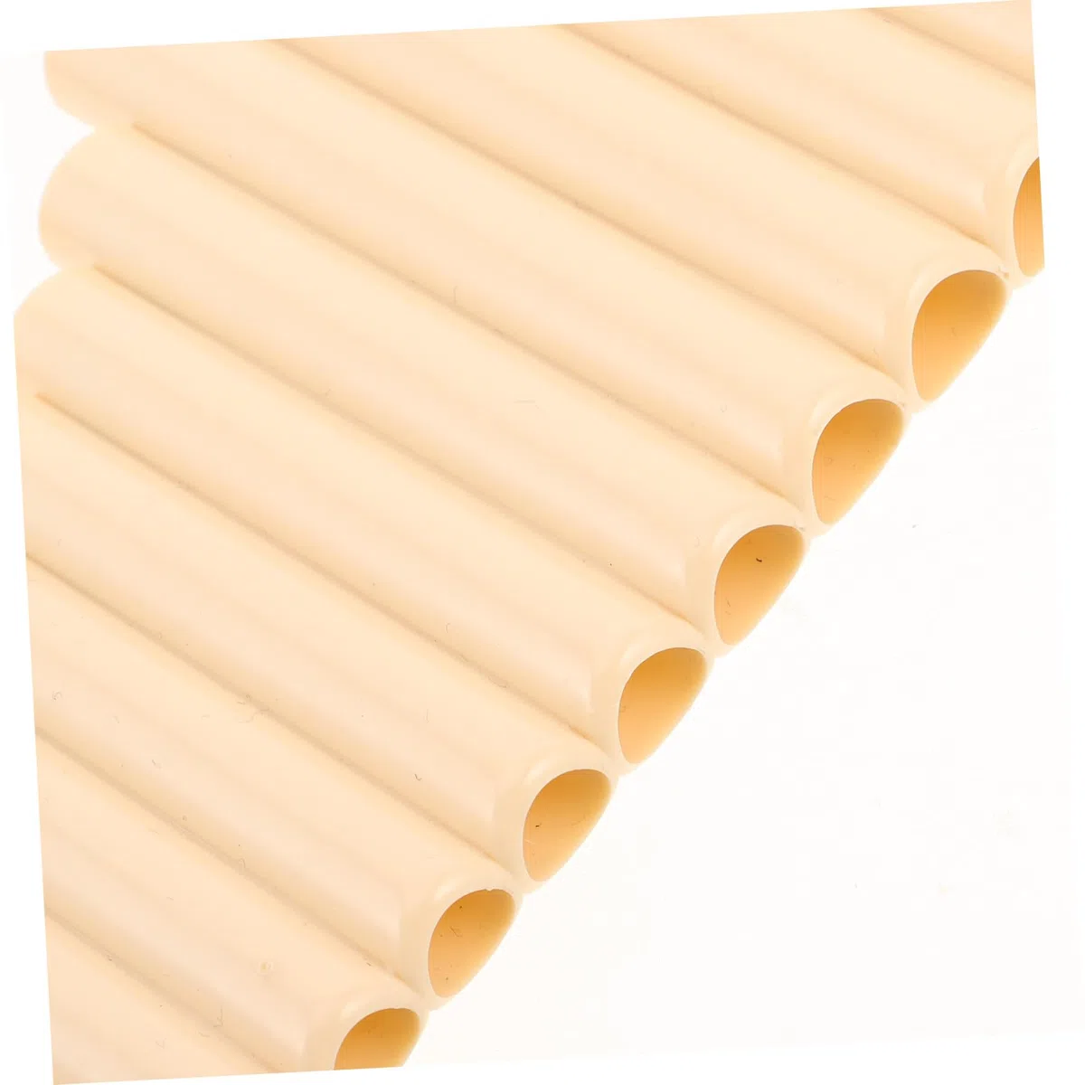 HEMOTON Panflöte G-dur mit 22 Pfeifen aus Kunststoff Vielseitig Einsetzbar für Anfänger und Profis Elegantes Beiges Design für Bühnen und Klassische Aufführungen