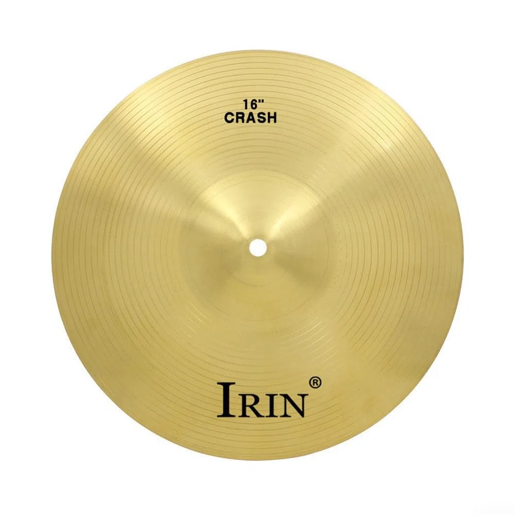Drum Becken Pack,Drum Brass Becken Percussion Splash Crash Hi-Hat Becken für Schlagzeug Set Traditionelles Finish Messing, 2450927453