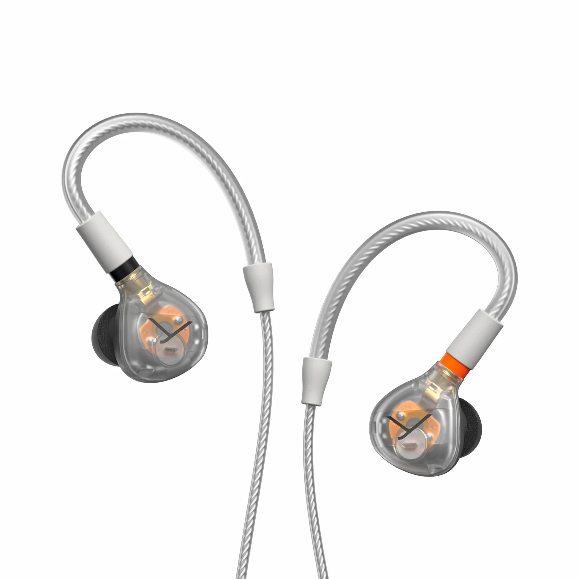 beyerdynamic DT 30 IE Professioneller In-Ear-Monitor für Bühne & Proberaum | Passive Schallisolation bis zu 39 dB, ergonomische Passform, abnehmbares MMCX-Kabel, Farbe Transparent