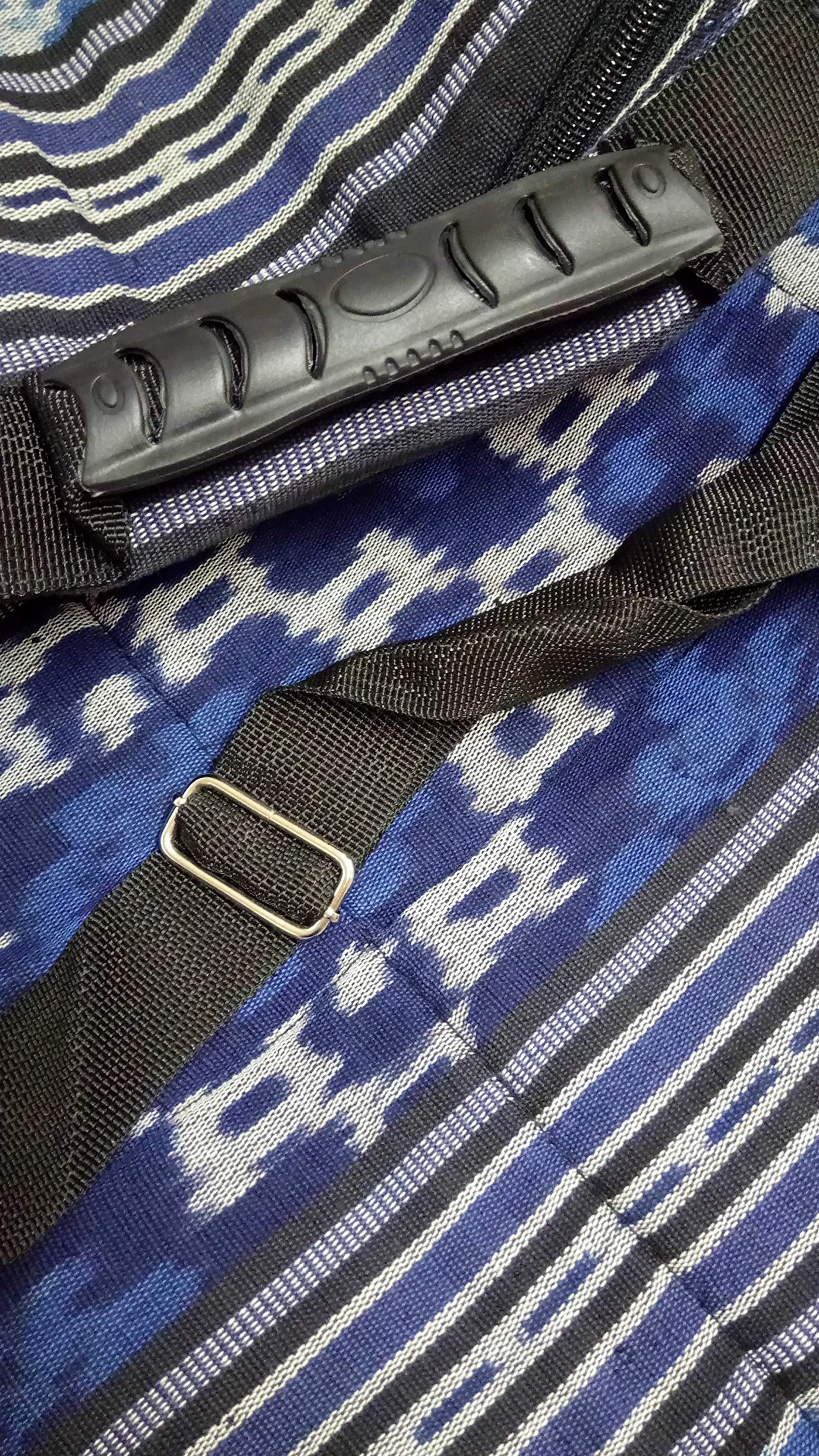 Shamandrum Tasche aus Ikat Ø 40 cm Schamanentrommel Rund Ritual Drum Trageriemen