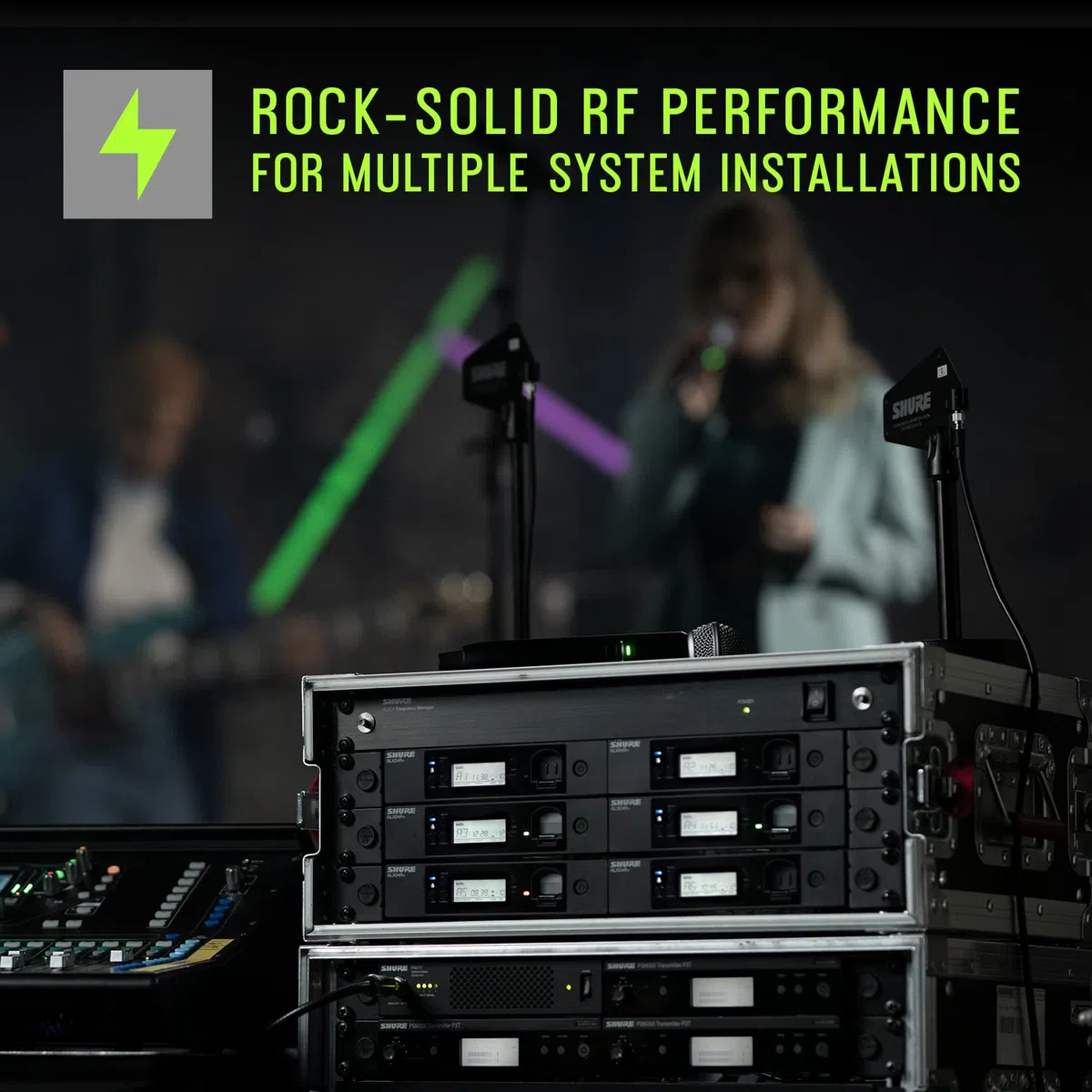 Shure GLX-D+ Dual Band SB904 Lithium-Ion Rechargeable Battery with up to 12 hours of Runtime, Compatible with GLXD+ Digital Wireless Systems (GLXD1+ Bodypacks and GLXD2+ Handheld Transmitters)
