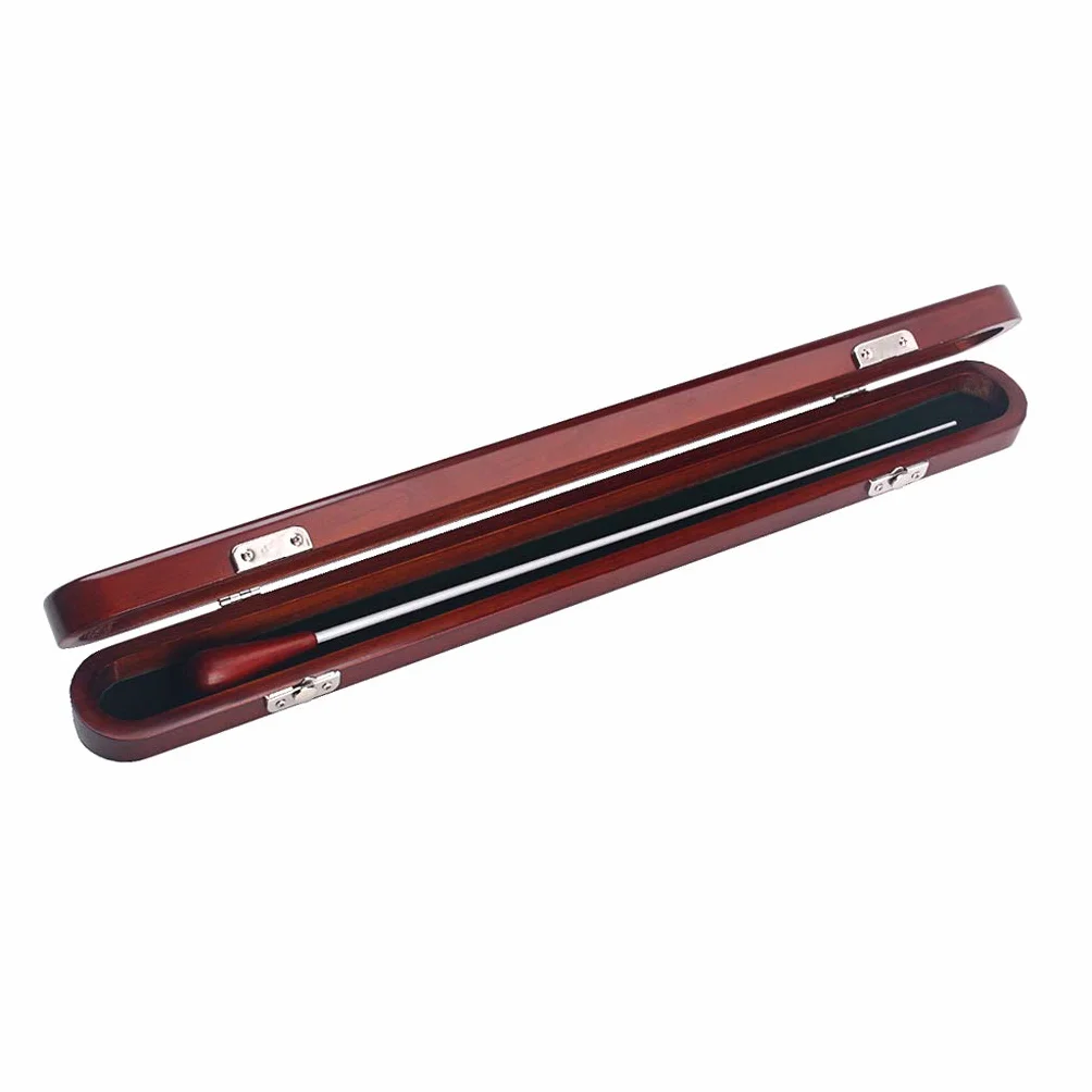 Alnicov Red Wood Dirigent Musik Baton Holzkistenetui handgefertigt