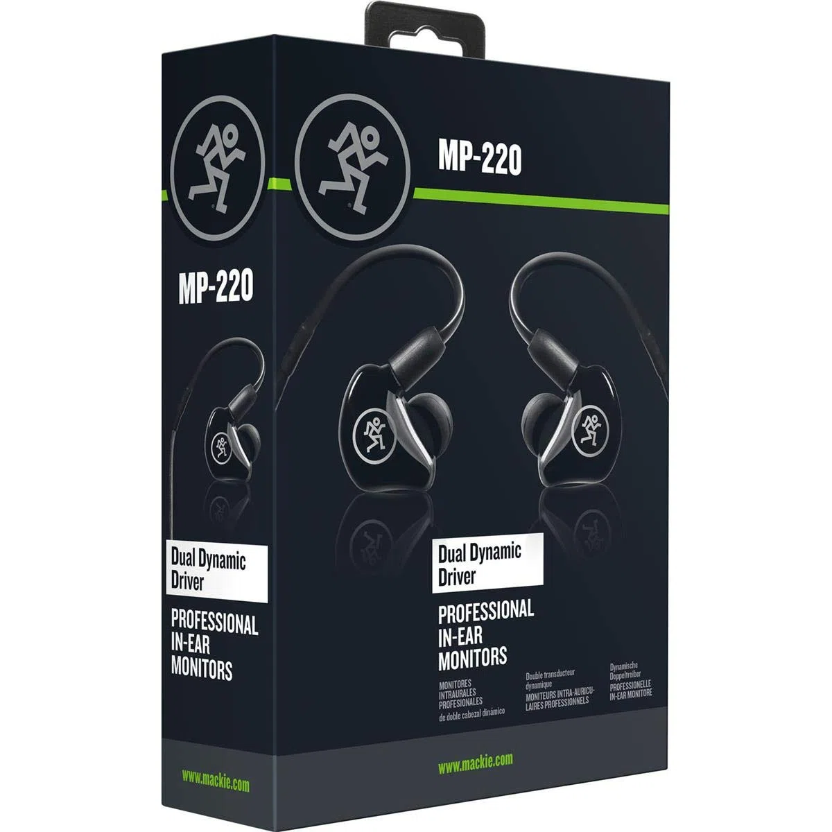 Mackie MP-220 In-Ear-Monitore (IEMs) mit Schallisolierung und arretierbaren MMCX-Steckern