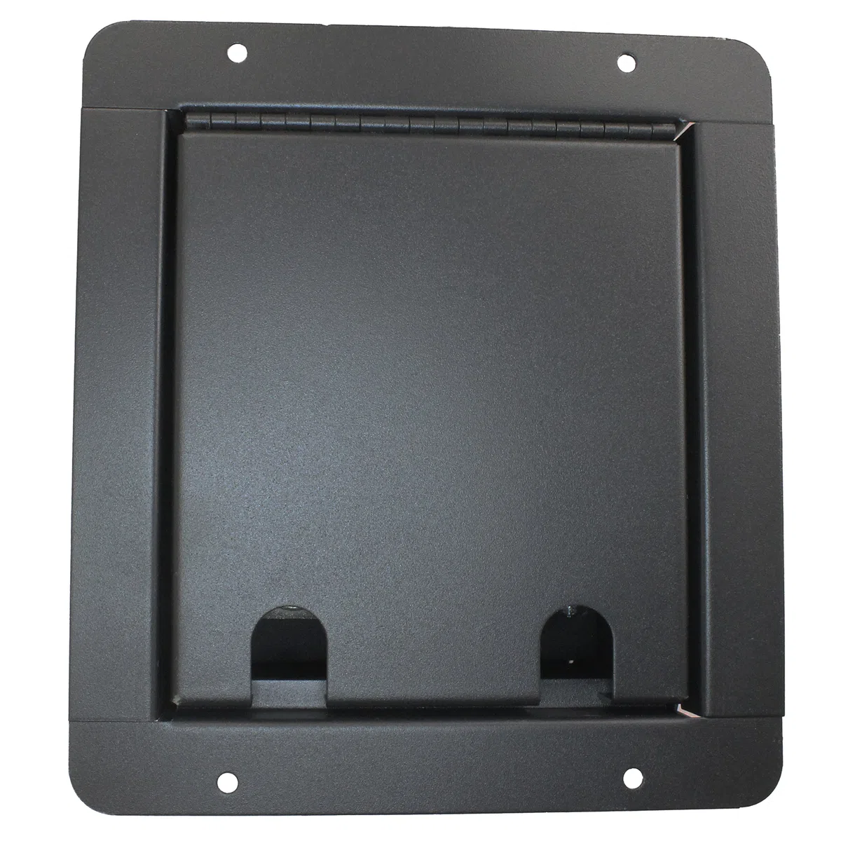 Pro Audio Recess Stage Floor Box schwarz (6-XLR weiblich + 1-XLR männlich + 1 1/4 Zoll TRS + 1 CAT5 Ethernet)