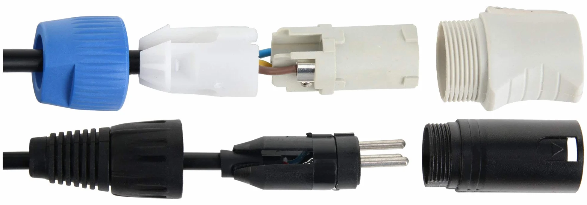 Pronomic Stage PPD-20 Hybridkabel Powerplug/DMX 20m - ideal zur Verkabelung von Lichteffekten & Bühnenbeleuchtung