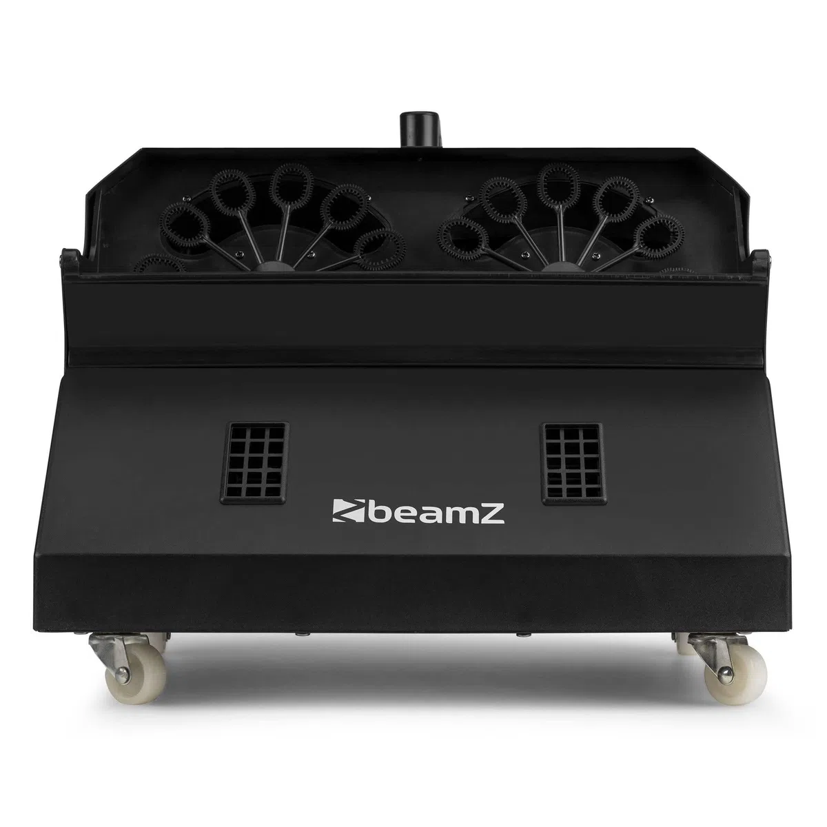 BeamZ B2500 - Automatische Seifenblasenmaschine Hochzeit Seifenblasen Maschine, inkl. Fernbedienung, 100 Watt, Bubble Machine, Seifenblasen Hochzeit Machine, Effektmaschine - Schwarz