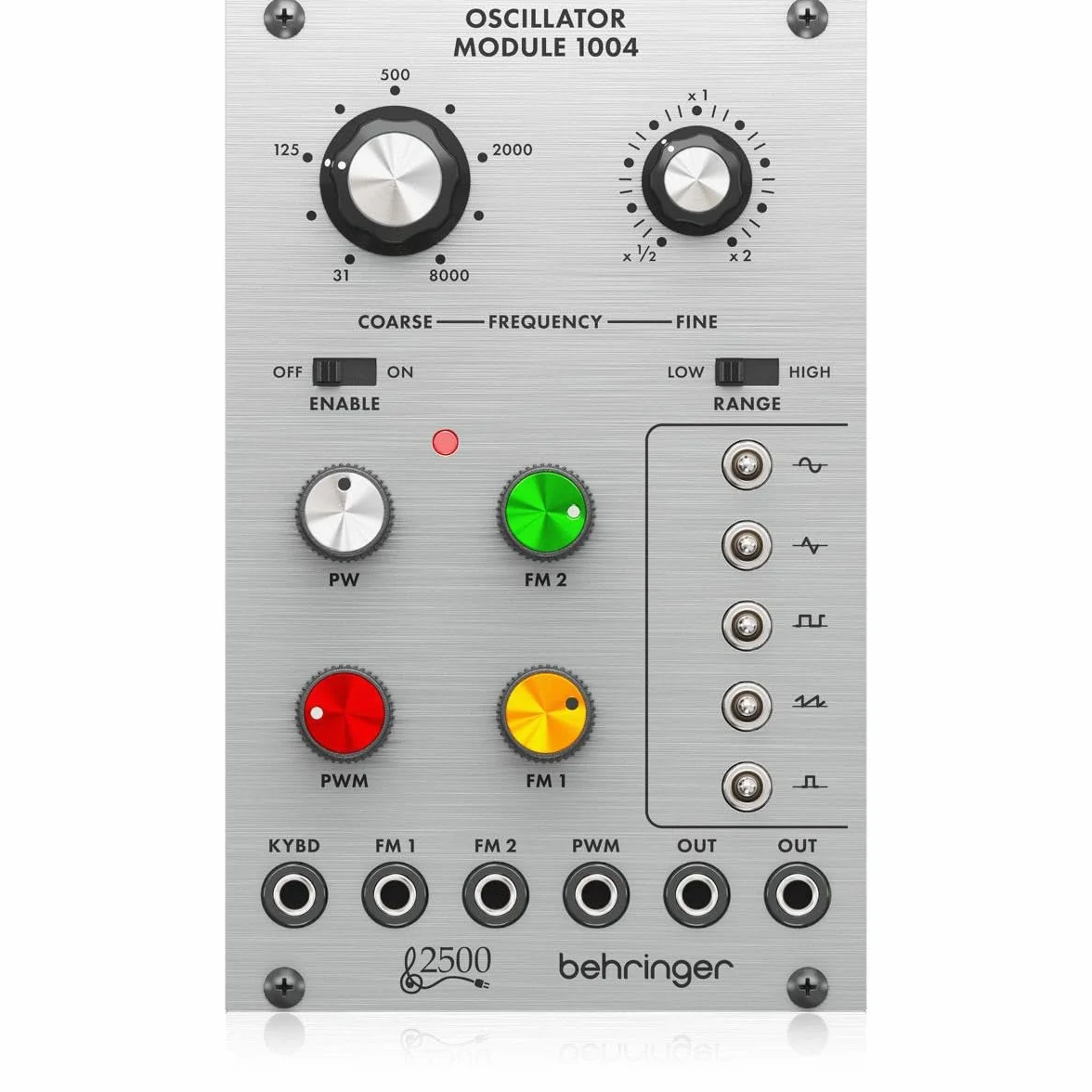 Behringer Oszillator Modul 1004 Legendary 2500 Series Dual Core VCO Modul für Eurorack