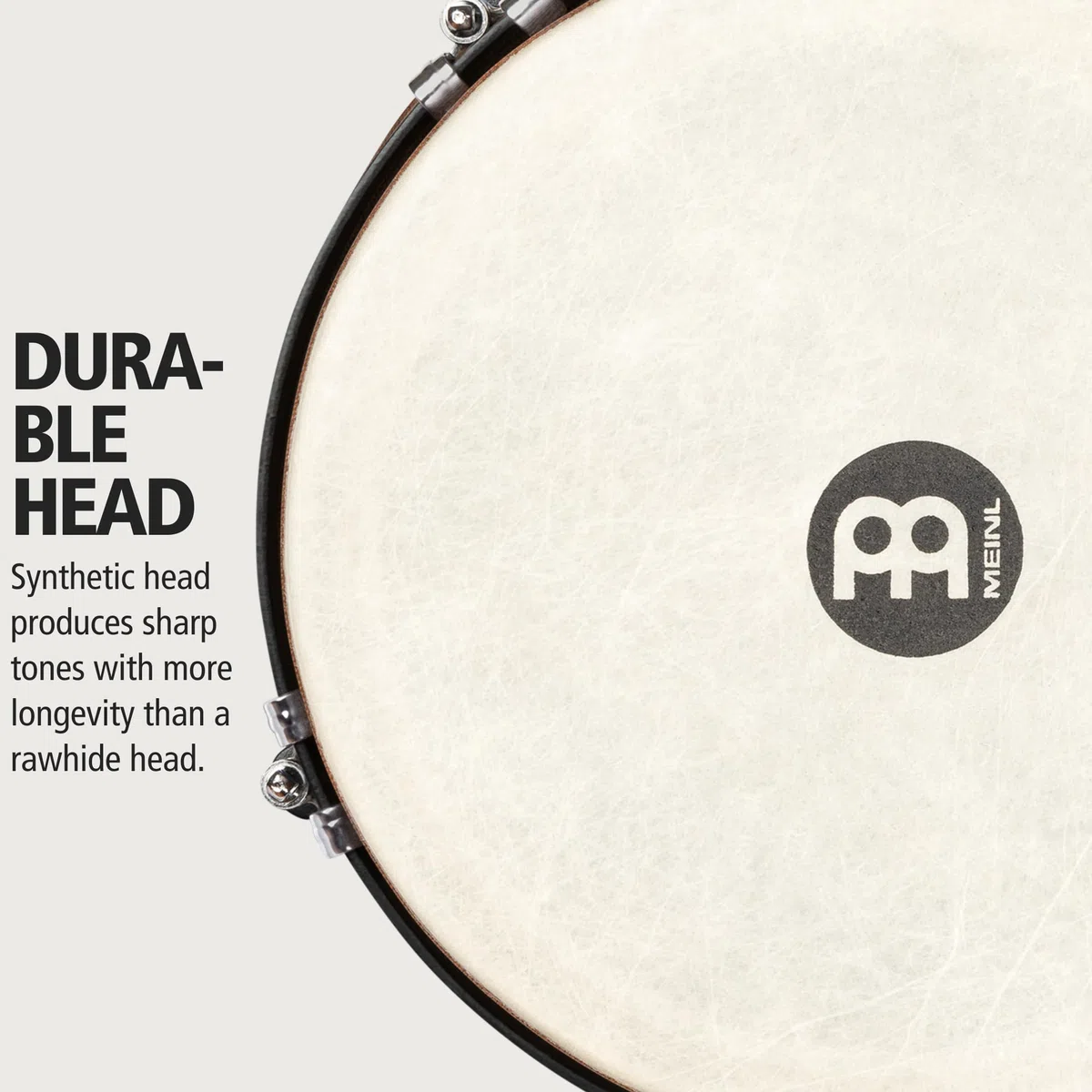Meinl Percussion Community Series Conga - Kleine Handtrommel - Mit Kunststofffell - Durchmesser 10 Zoll - Kunststoff, Mehrfarbig (TU10SI)